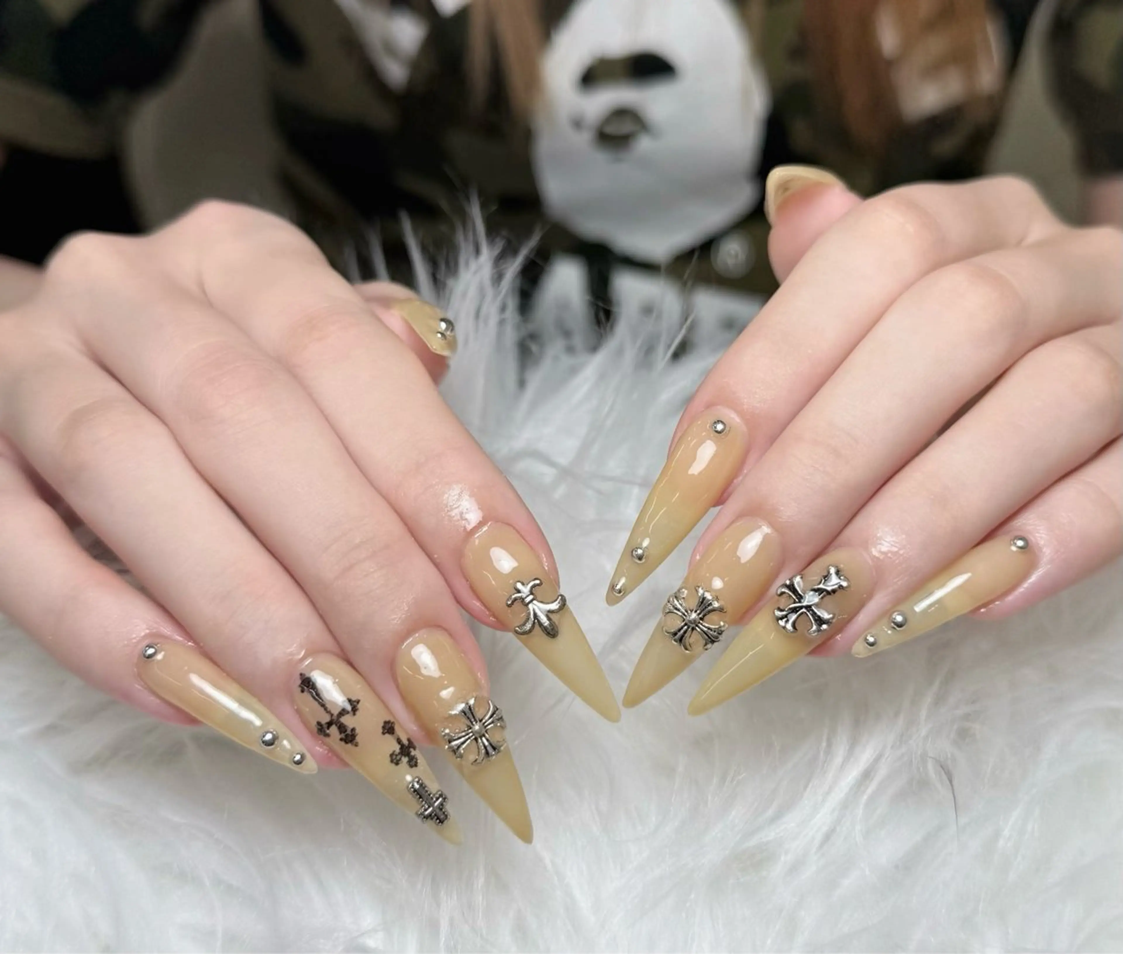 ネイル アートネイル フレンチネイル ジェルネイル 韓国ネイル マグネットネイル ハンドネイル Lenie Nail okubo所属・Lenie Nail Okuboのネイルデザイン