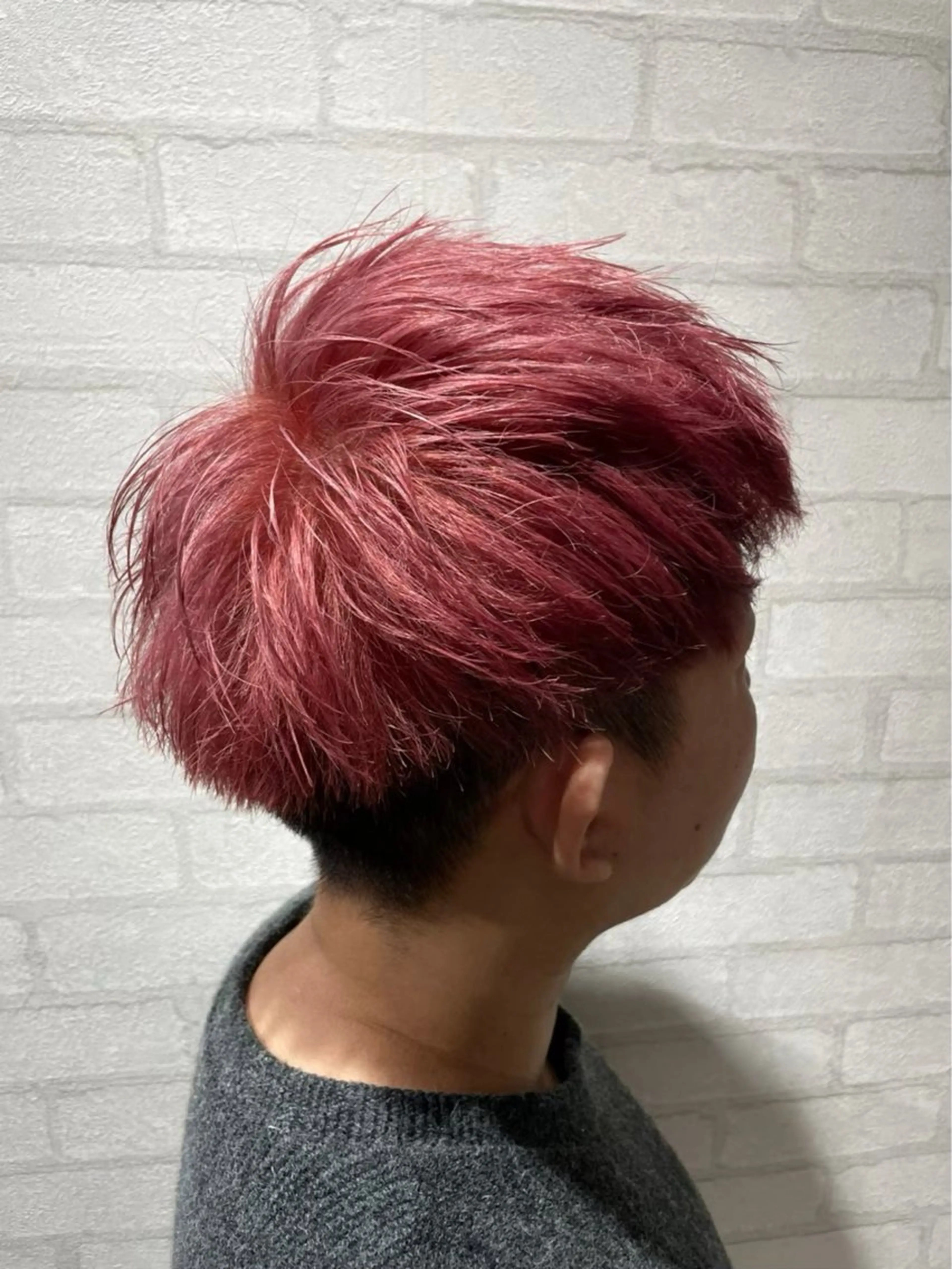 ミディアム カラー メンズ 土屋 咲希のヘアスタイル