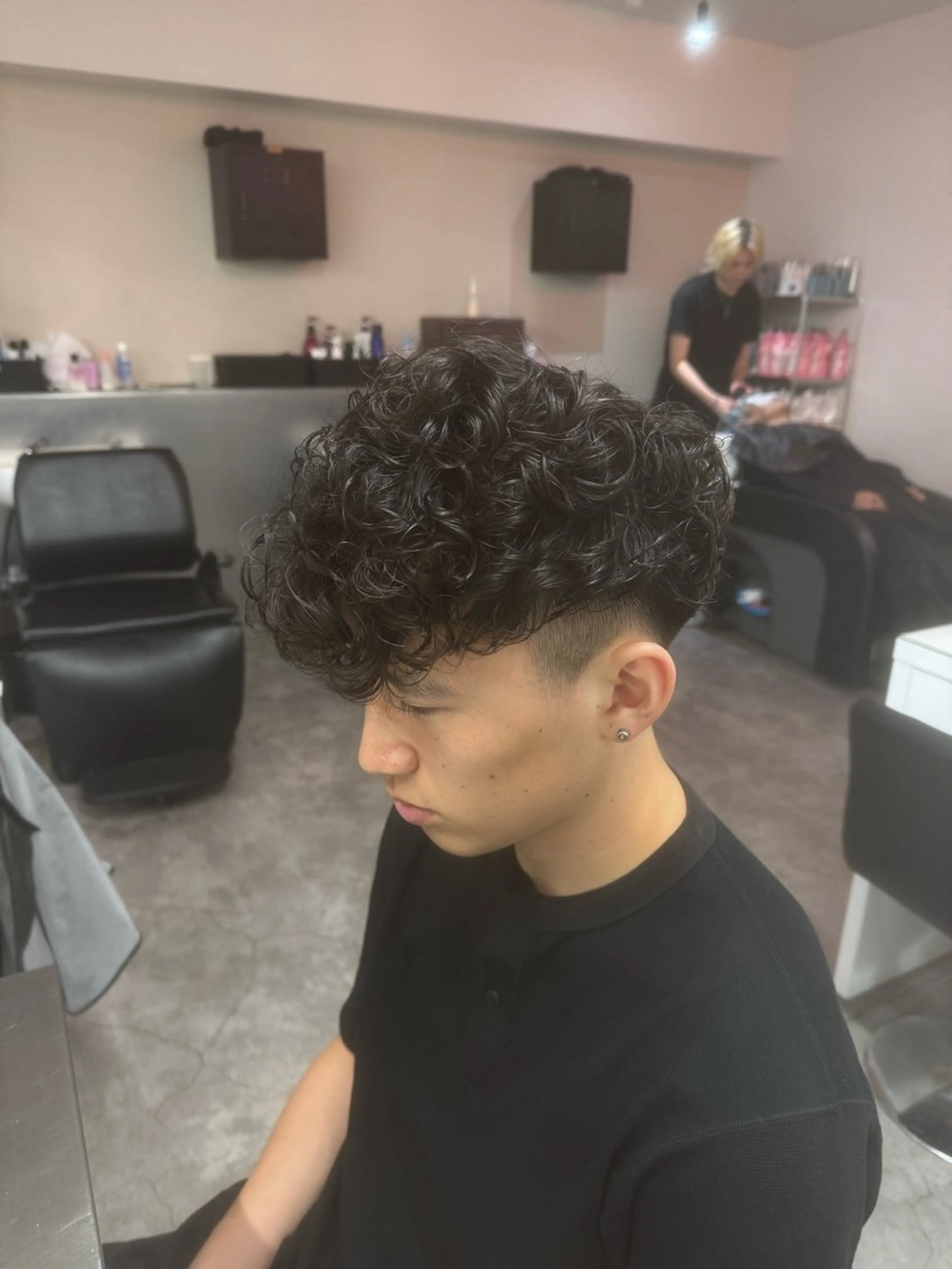 ショート パーマ メンズ カット パーマ 🔥メンズパーマ特化 🔥店長中村雄樹のヘアスタイル