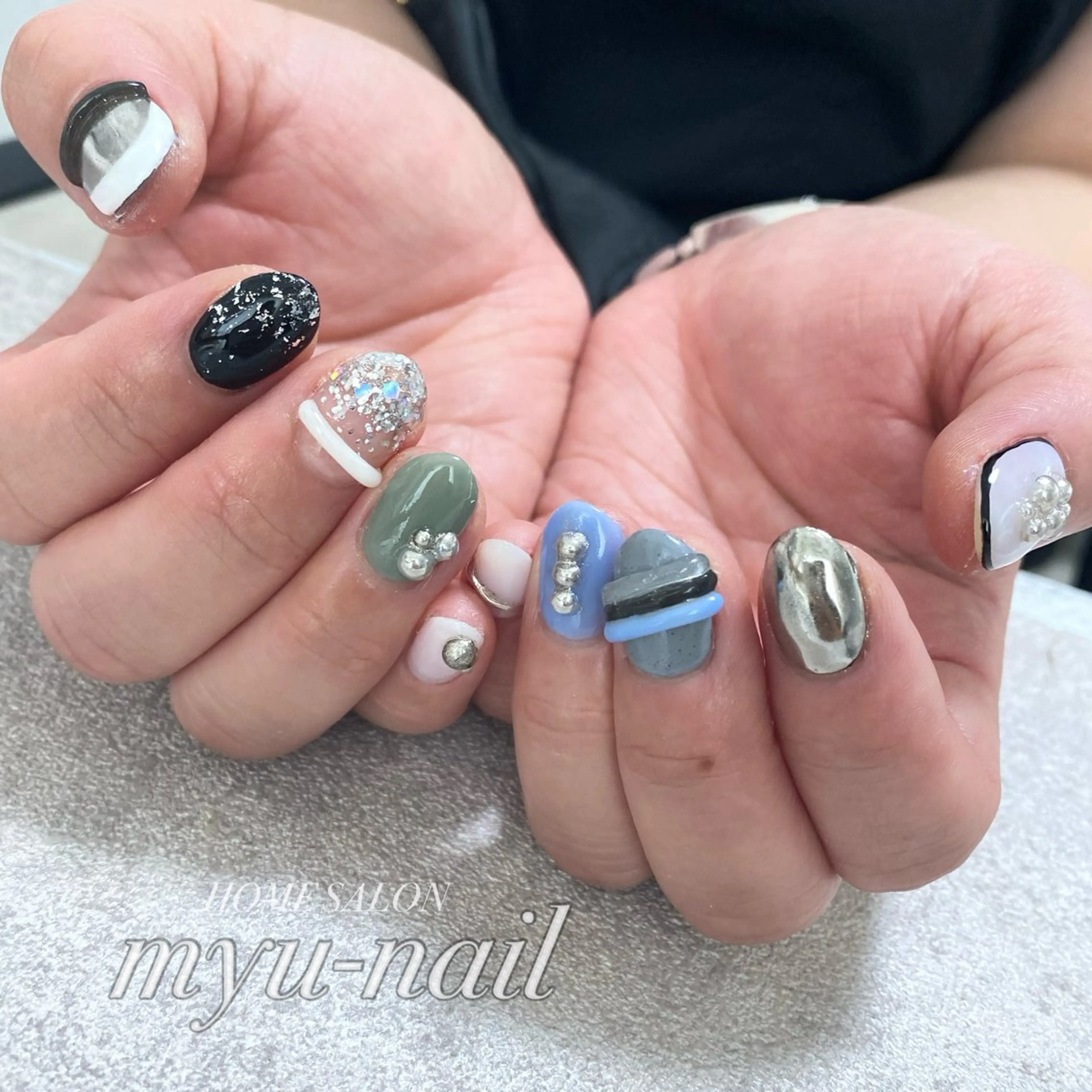 ネイル ホームサロン myu-nailのネイルデザイン
