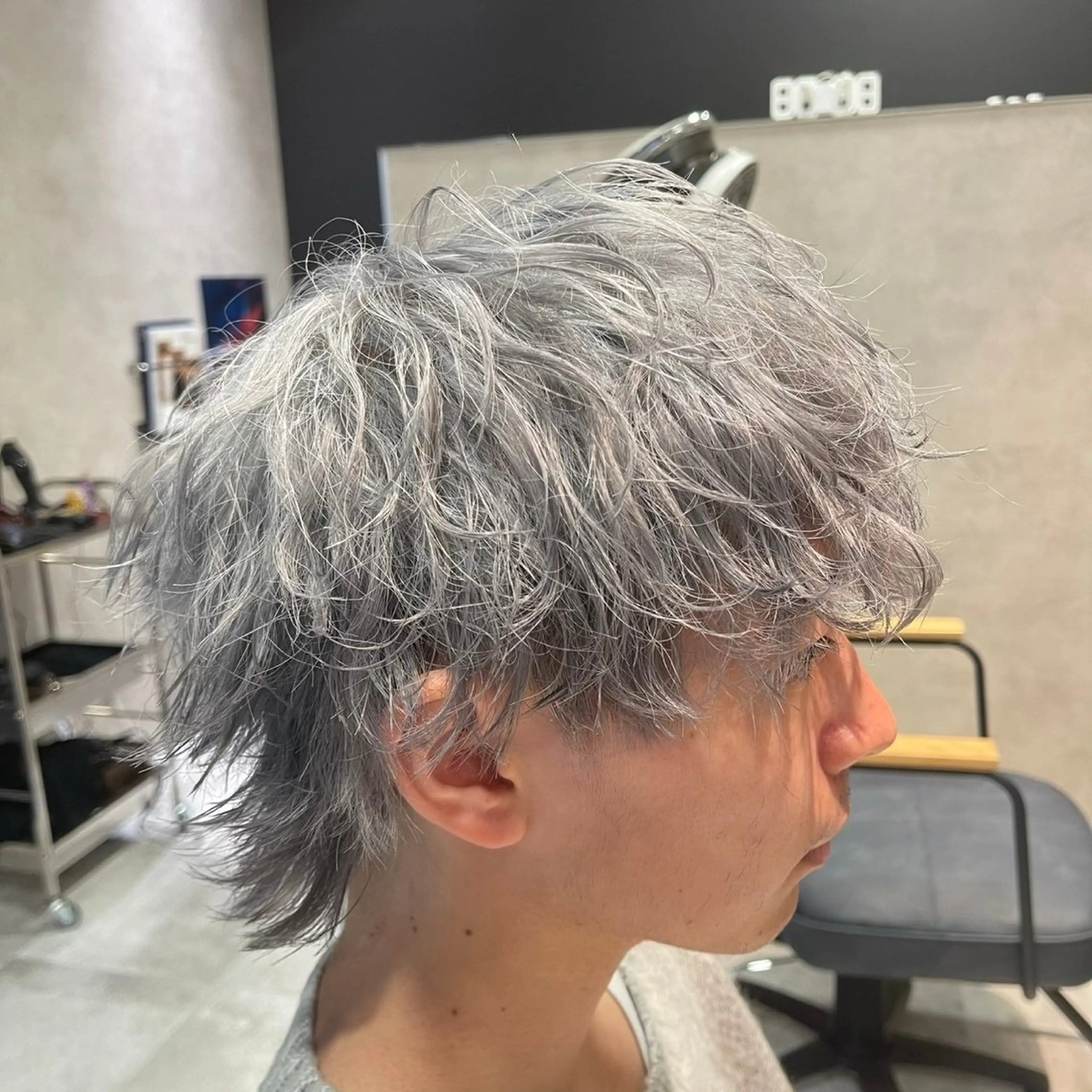 【新規限定】メンズカット+ダブルカラーの写真