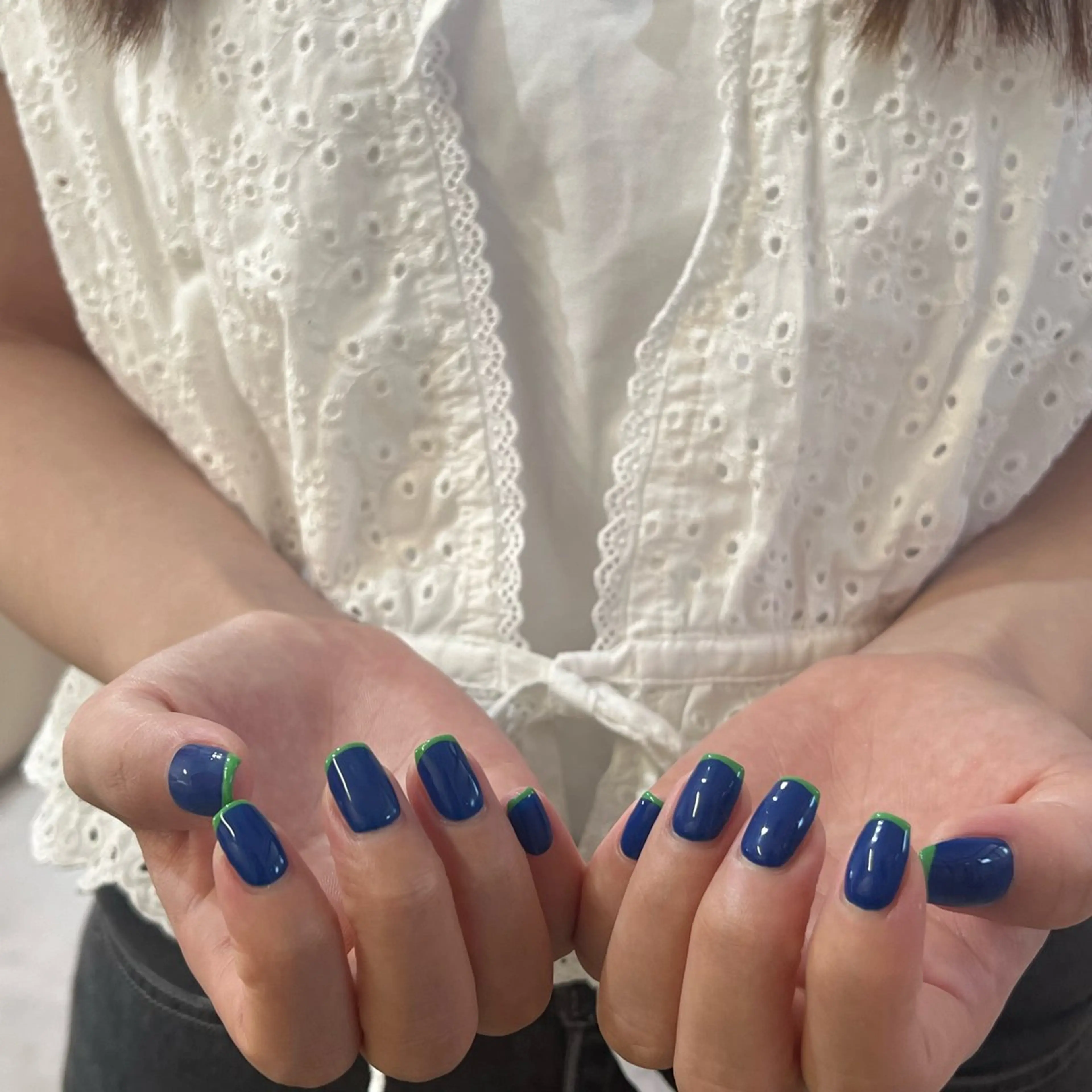 ネイル フレンチネイル Beauty Salon　uneune所属・🐯⭐︎ miyuのネイルデザイン