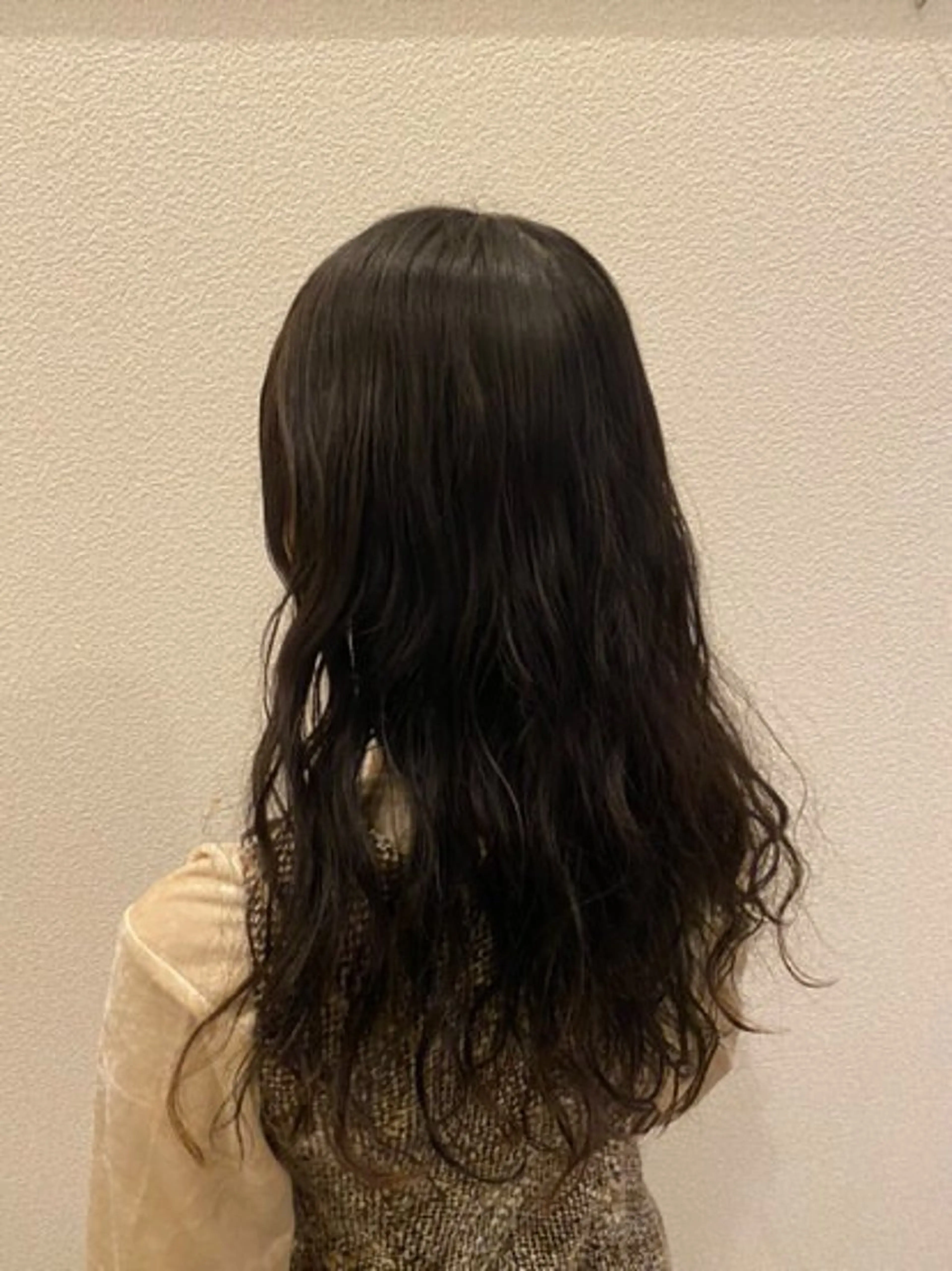 ロングパーマの写真