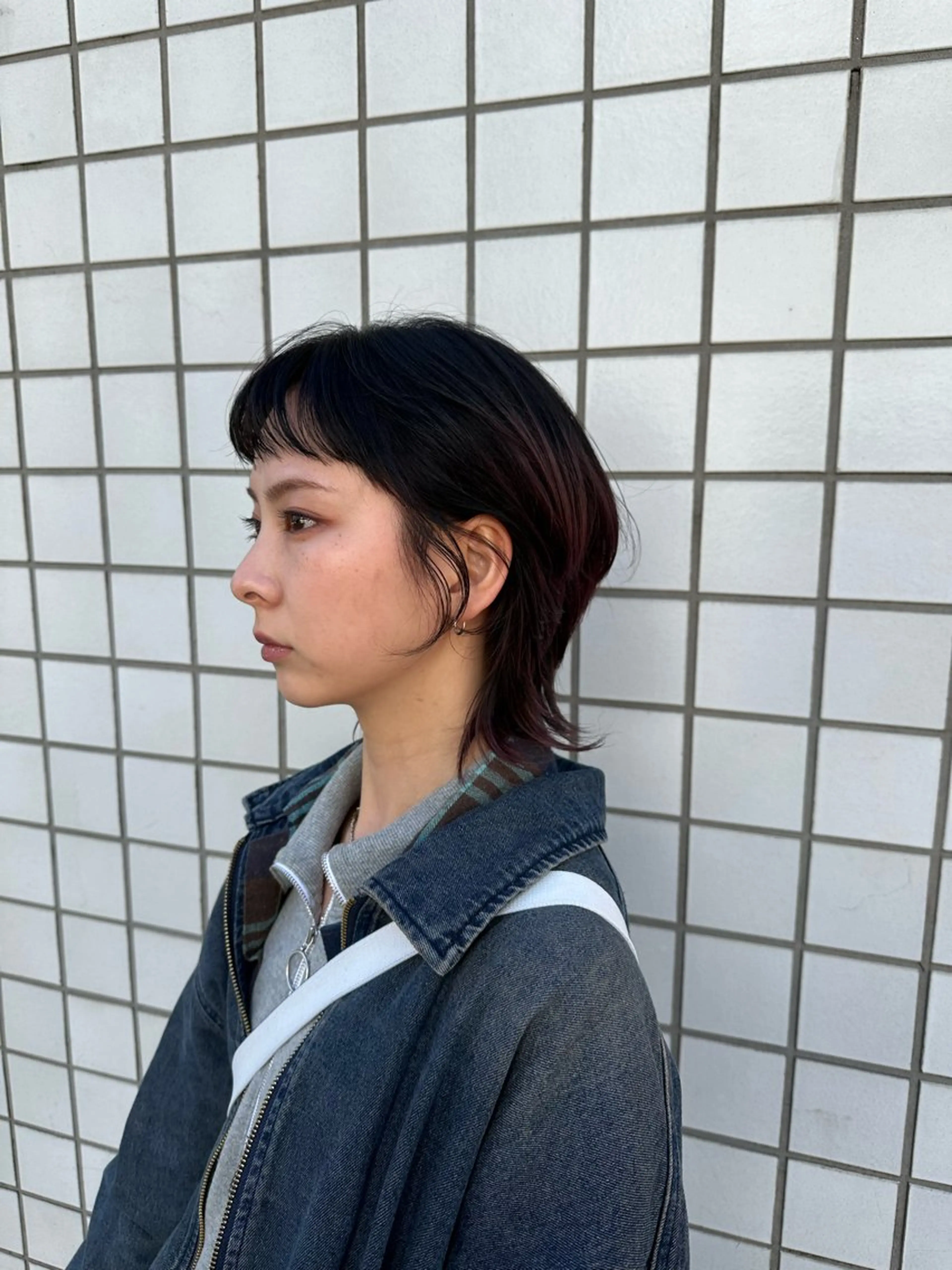 ショート カラー 似合わせカット /パーマ岡本淳平のヘアスタイル