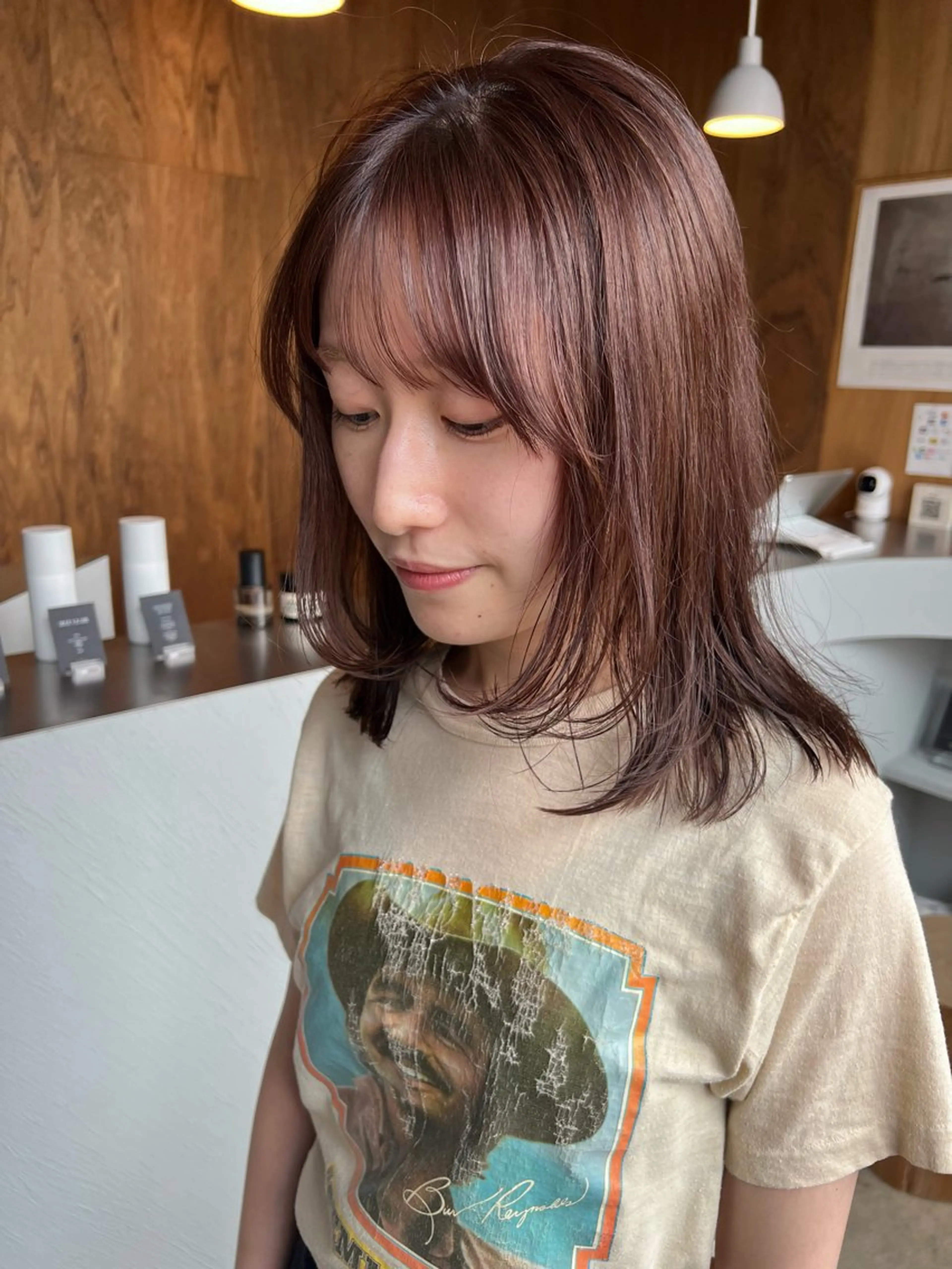 ミディアム レイヤーカット duft. cocoroのヘアスタイル