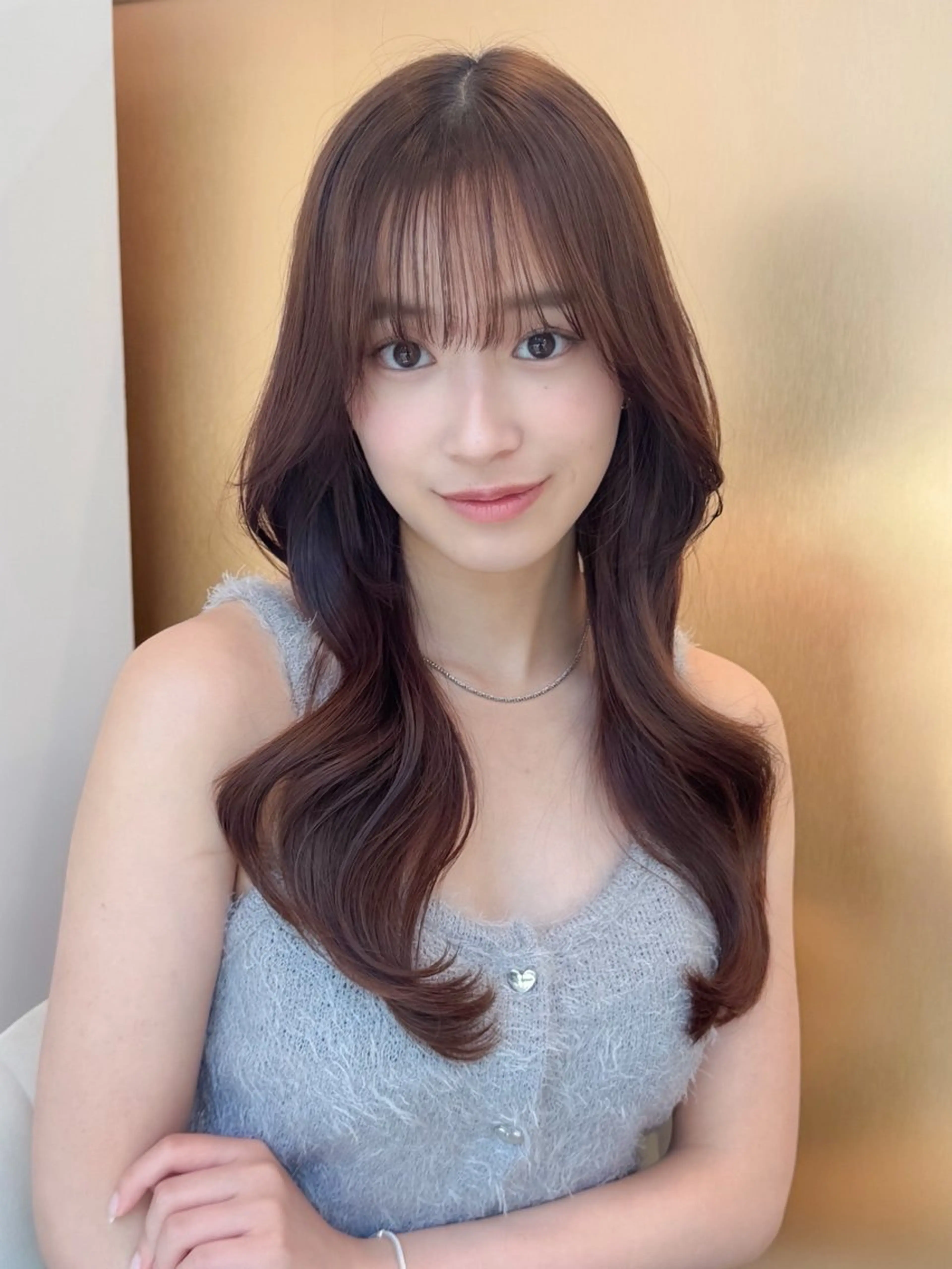 ロング カット トリートメント ヘッドスパ ヘアセット lond avenir所属・❤︎韓国レイヤー/透 明感カラー/目黒のヘアスタイル