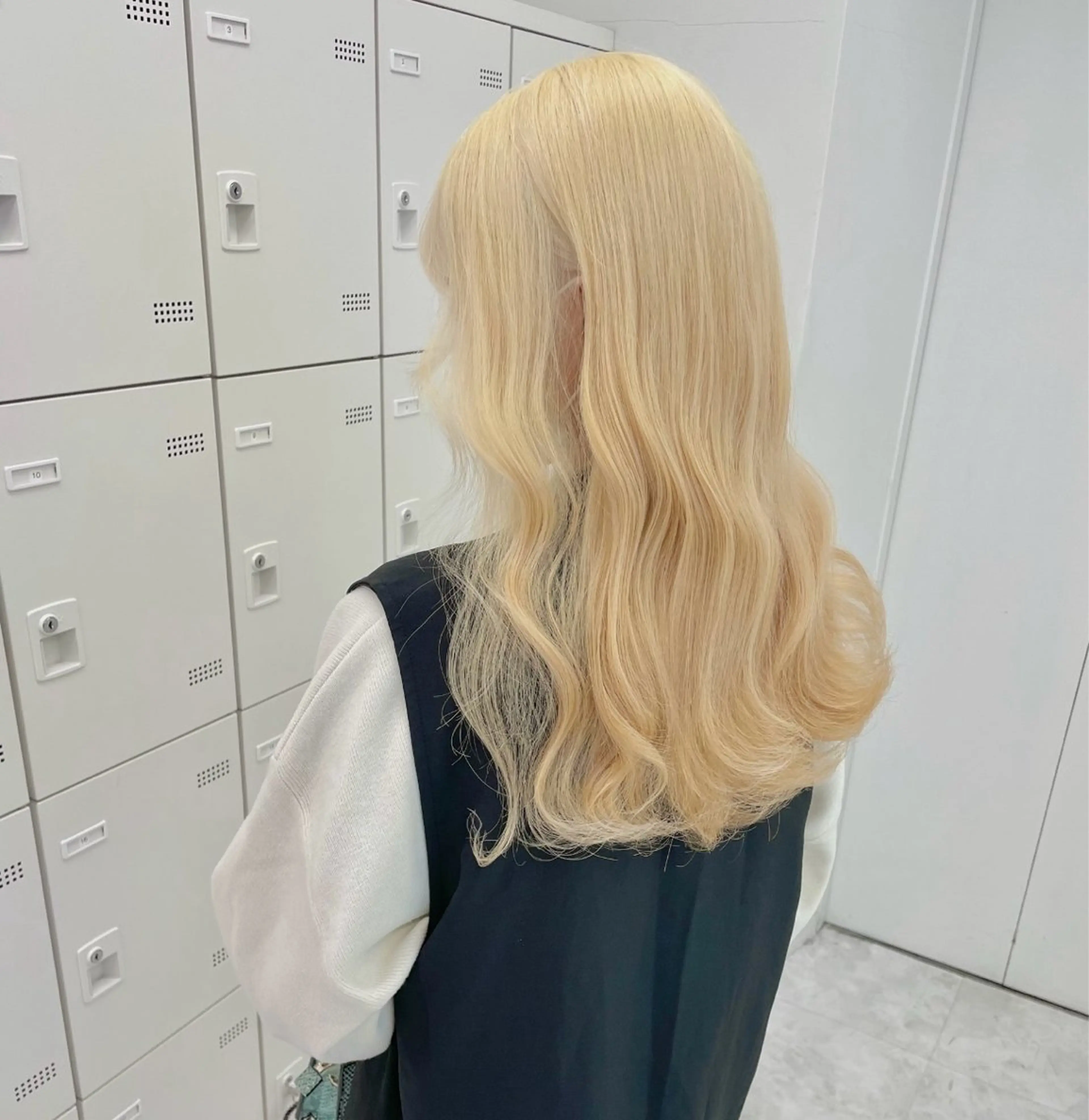 ロング カラー ヘアカラー トリートメント 大人っぽ韓国🤍ブリ ーチ/mitsukiのヘアスタイル