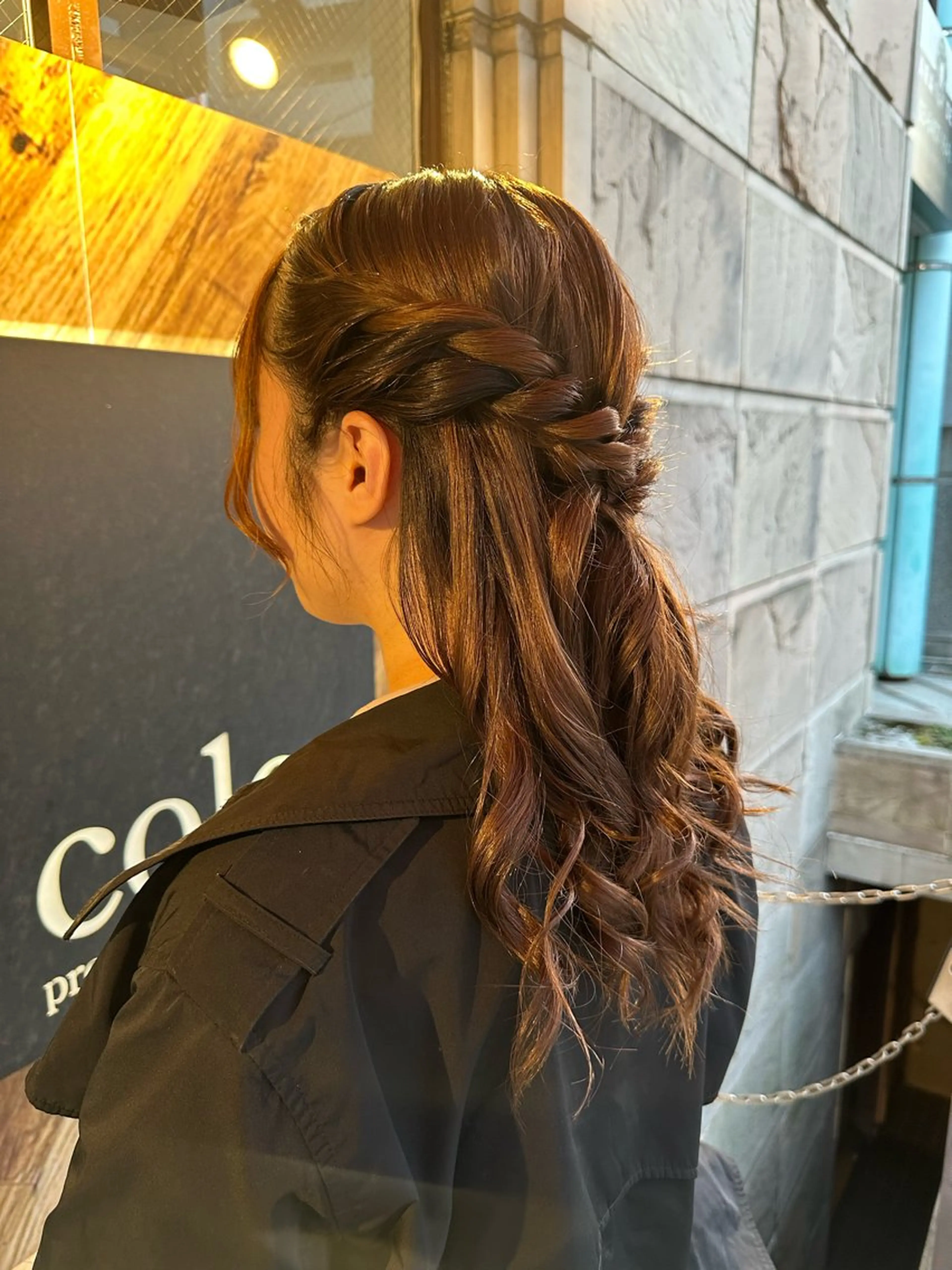 ロング ヘアアレンジ ヘアセット ひな ALBA🐰三鷹のヘアスタイル