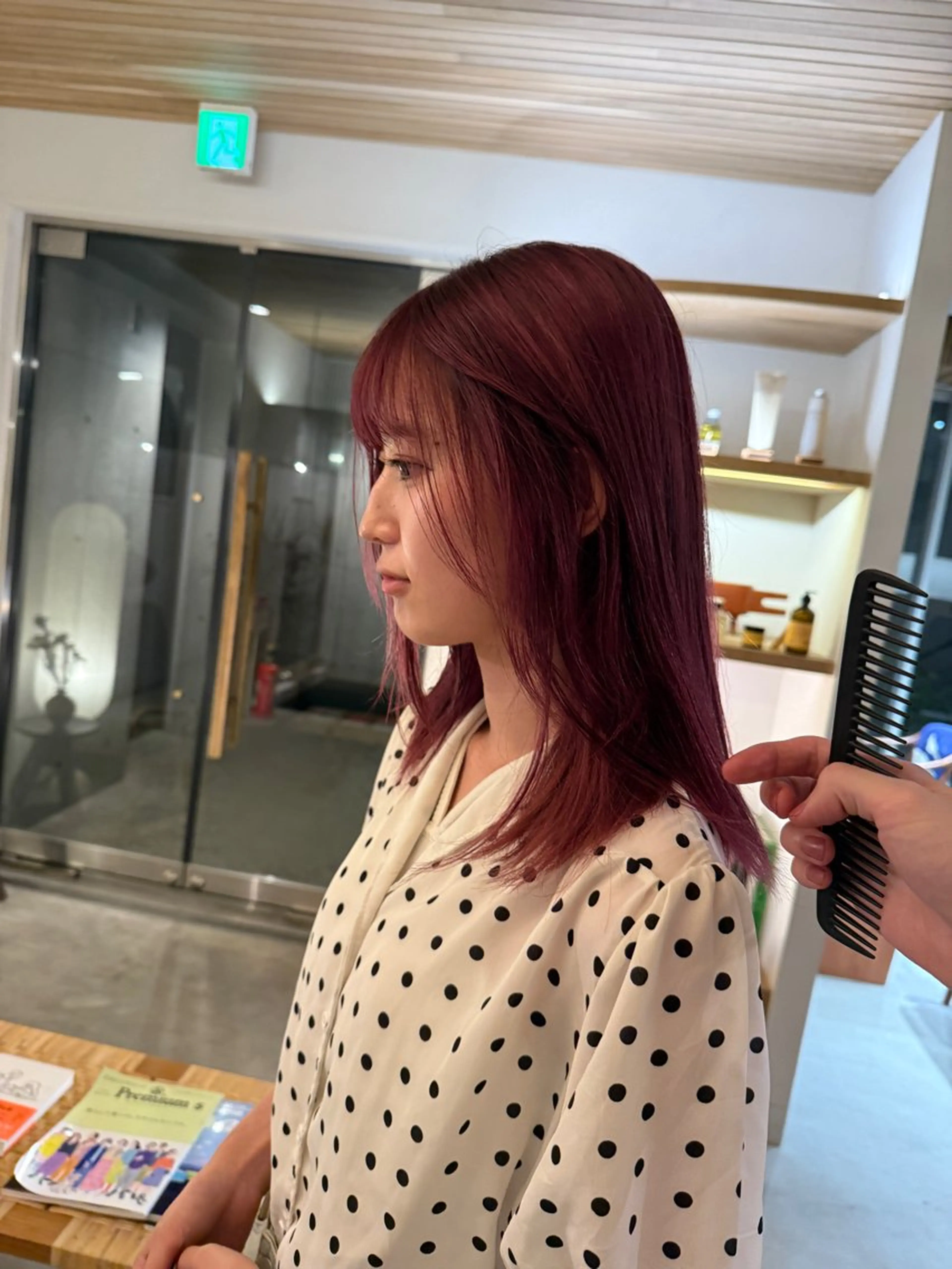 セミロング カラー ヘアカラー casi所属・メンズパーマ／ボブ 星本広海のヘアスタイル