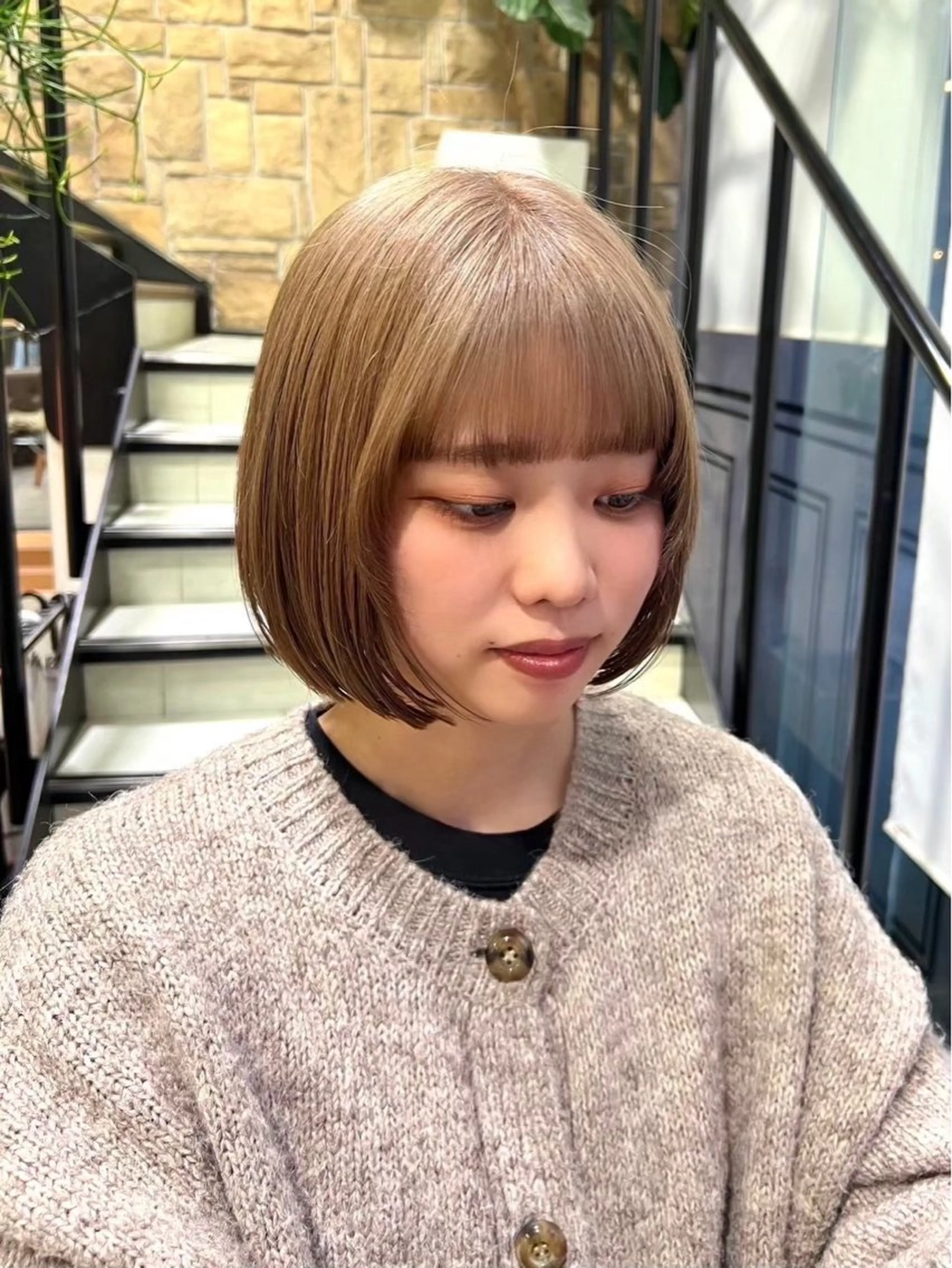 カラー ヘアカラー トリートメント hair＆eye 🫧ྀི/栞のヘアスタイル