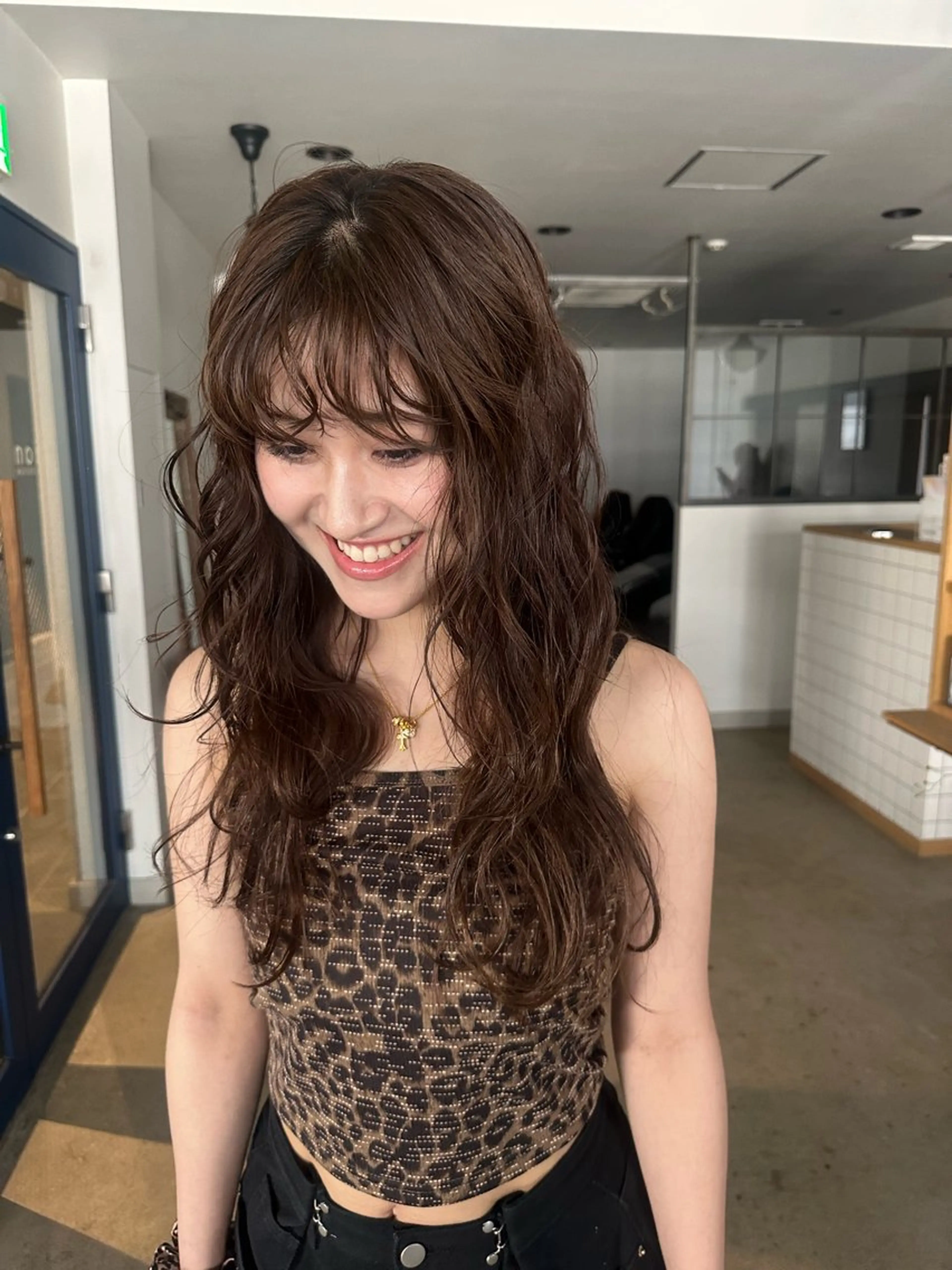 one color （ブラウン系）落ち着いた色味に🌰の写真