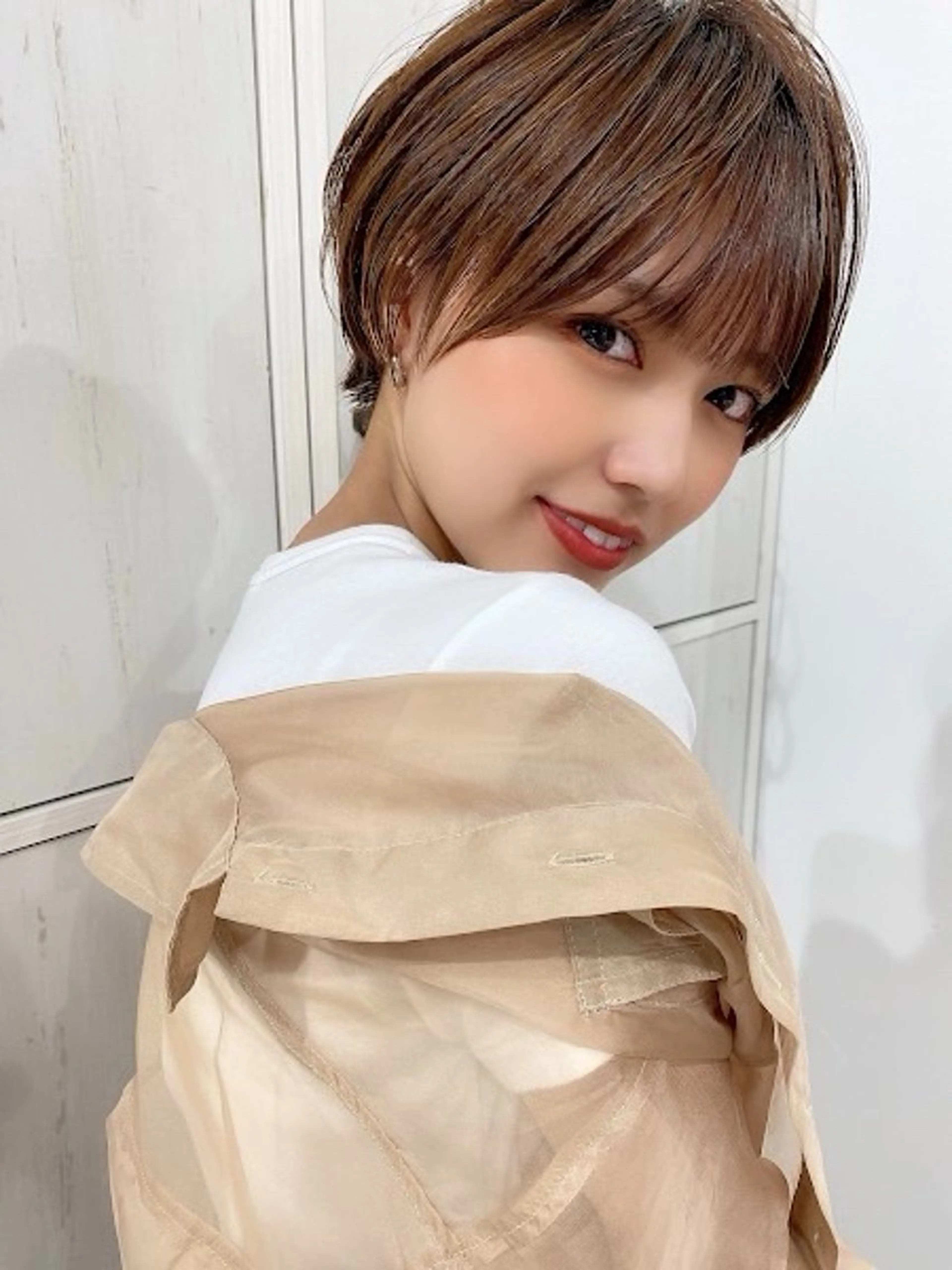 ショート ヒメザキ ユリのヘアスタイル