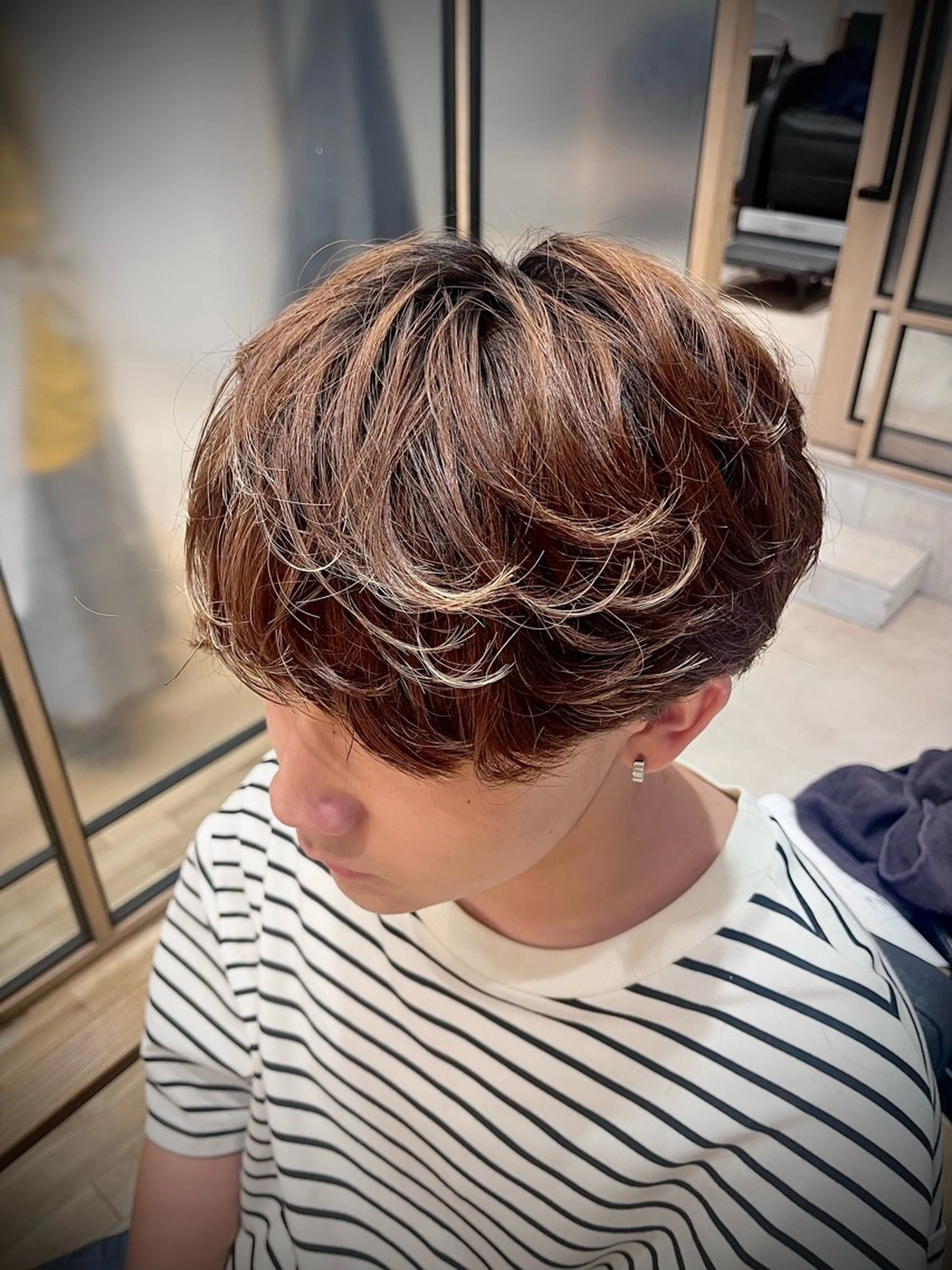 カラー メンズ メンズハイライト ハイライトカラー カット 🟦メンズ特化🟦 たかしま　あさひのヘアスタイル