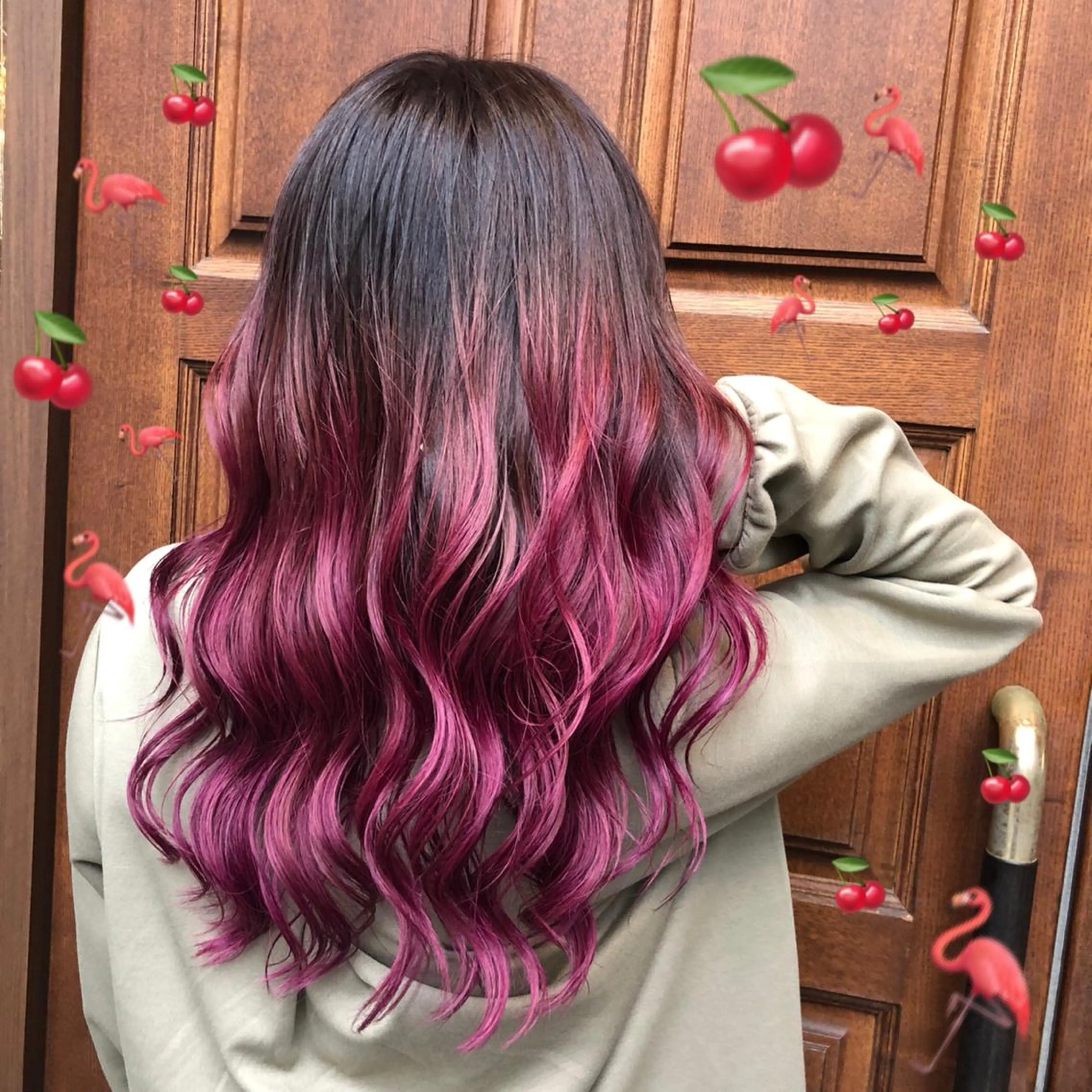 ロング カラー カット ヘアカラー 🍊🍊COコ かぢあおい🍊🍊のヘアスタイル