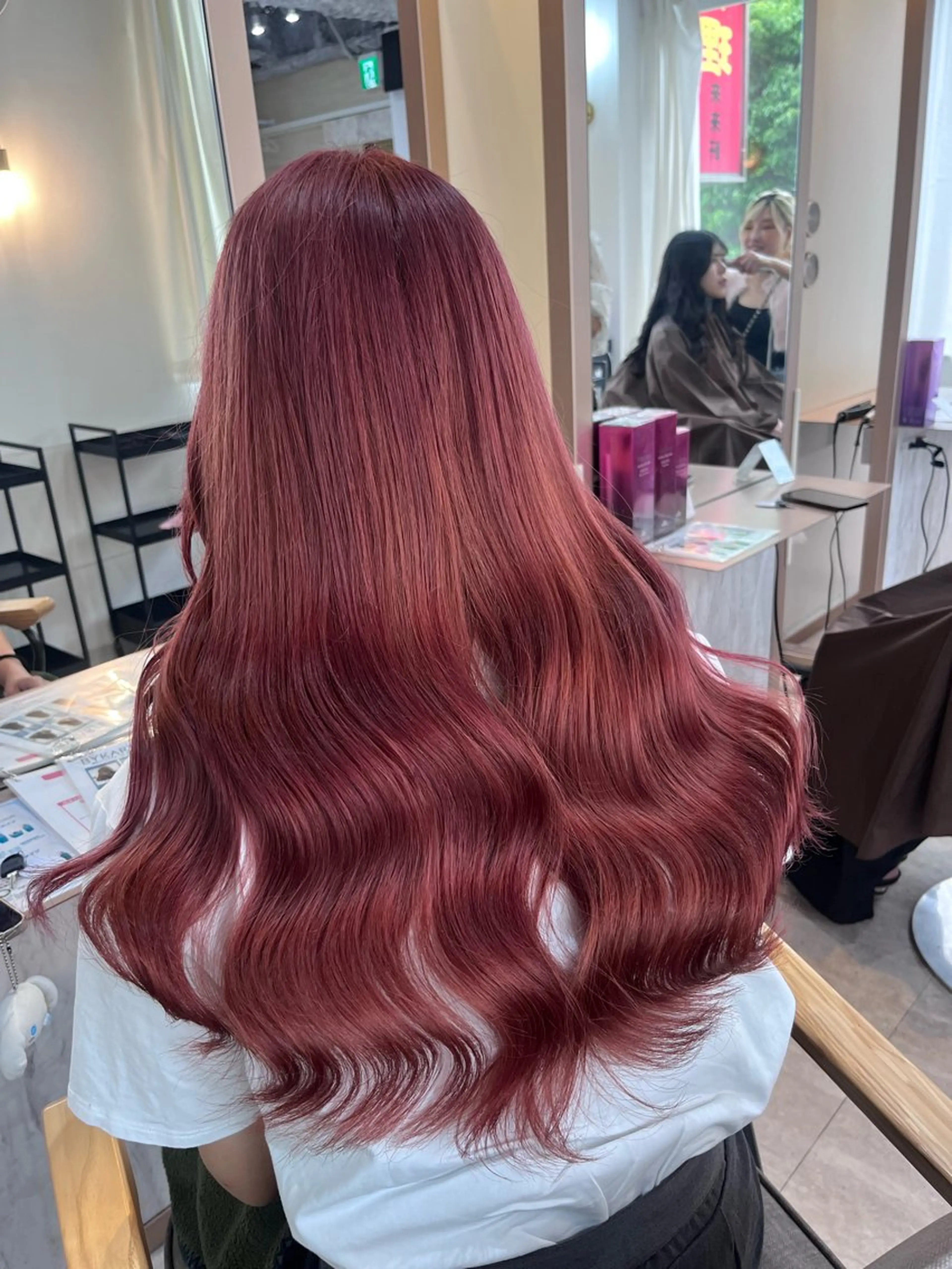 ロング カラー elubylovis mana💜のヘアスタイル