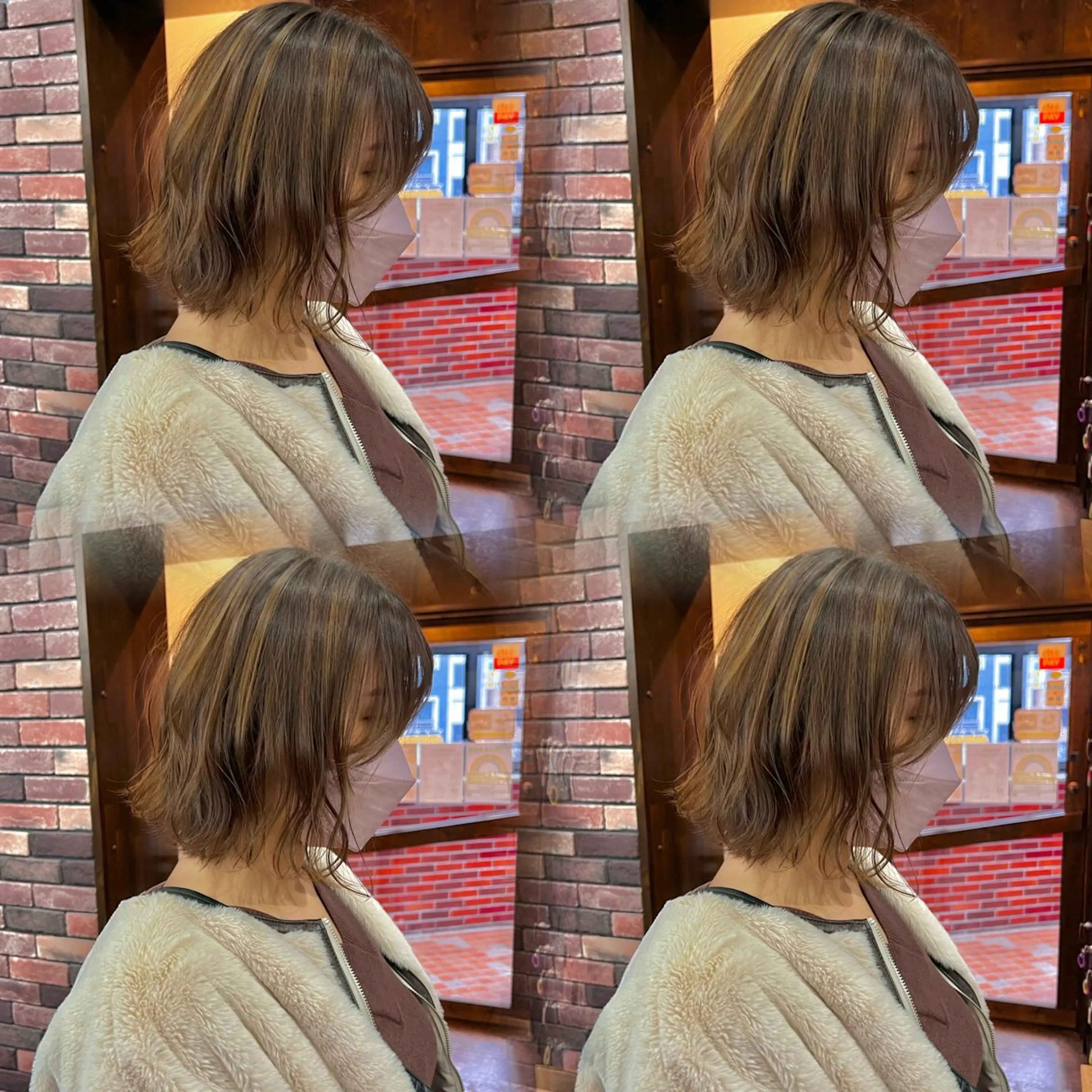 ミディアム カット ヘアカラー トリートメント 全店売上No.1🏆 美髪/艶髪✨深江裕稀のヘアスタイル