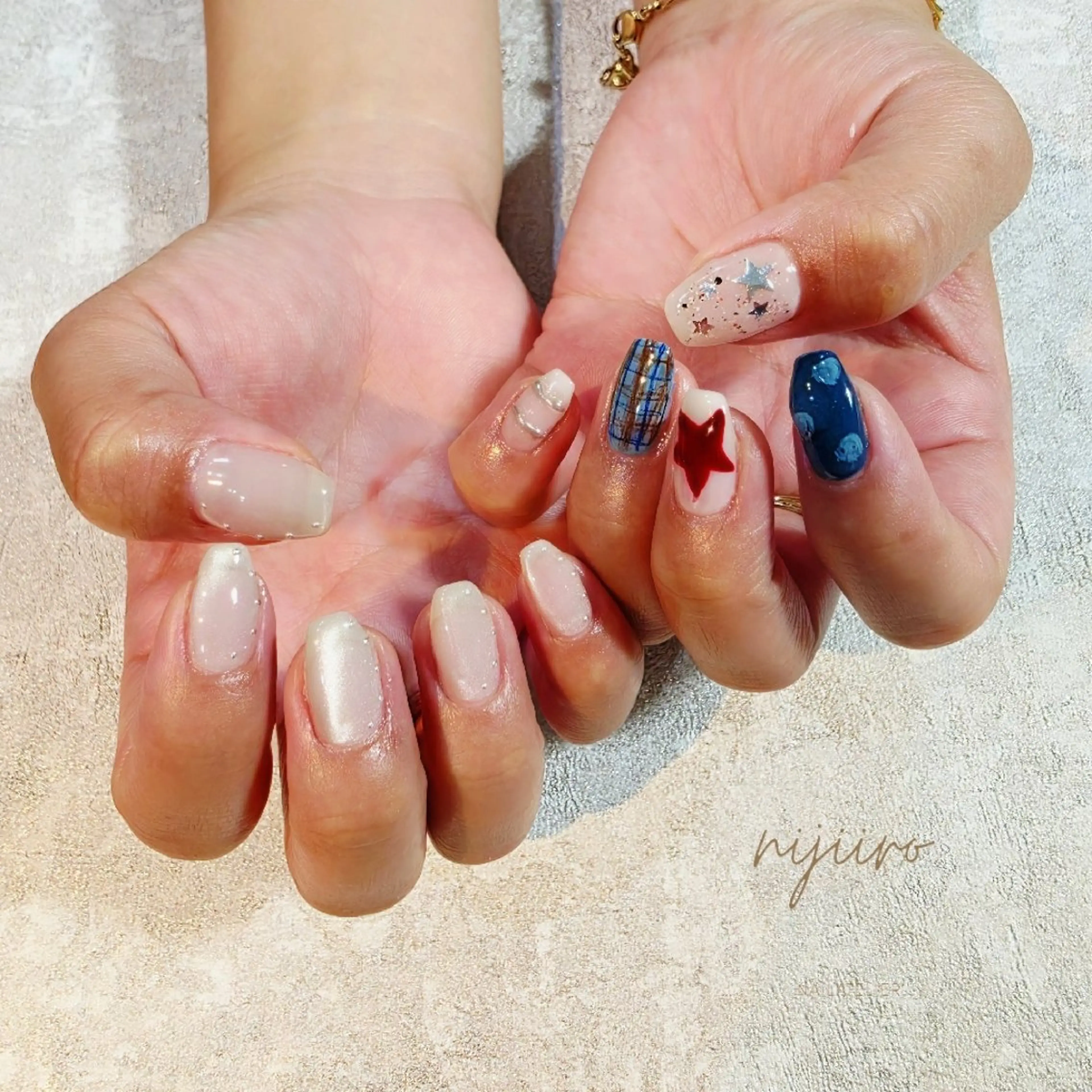 ネイル ハンドネイル nailatelier nijiiro.所属・nijiiro🌈 サトウのネイルデザイン