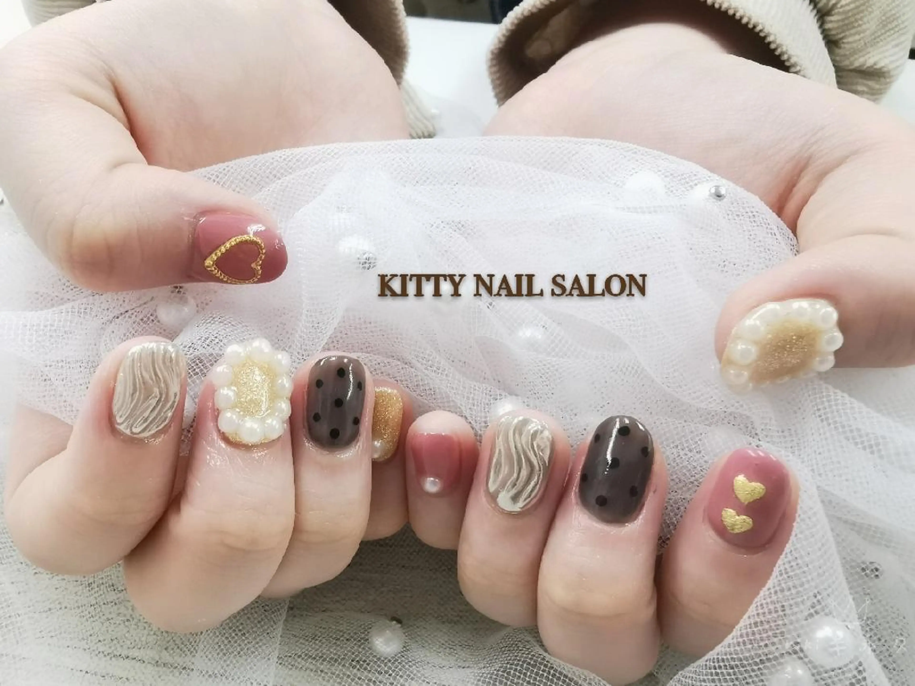 ネイル ハンドネイル kitty nail salonのネイルデザイン