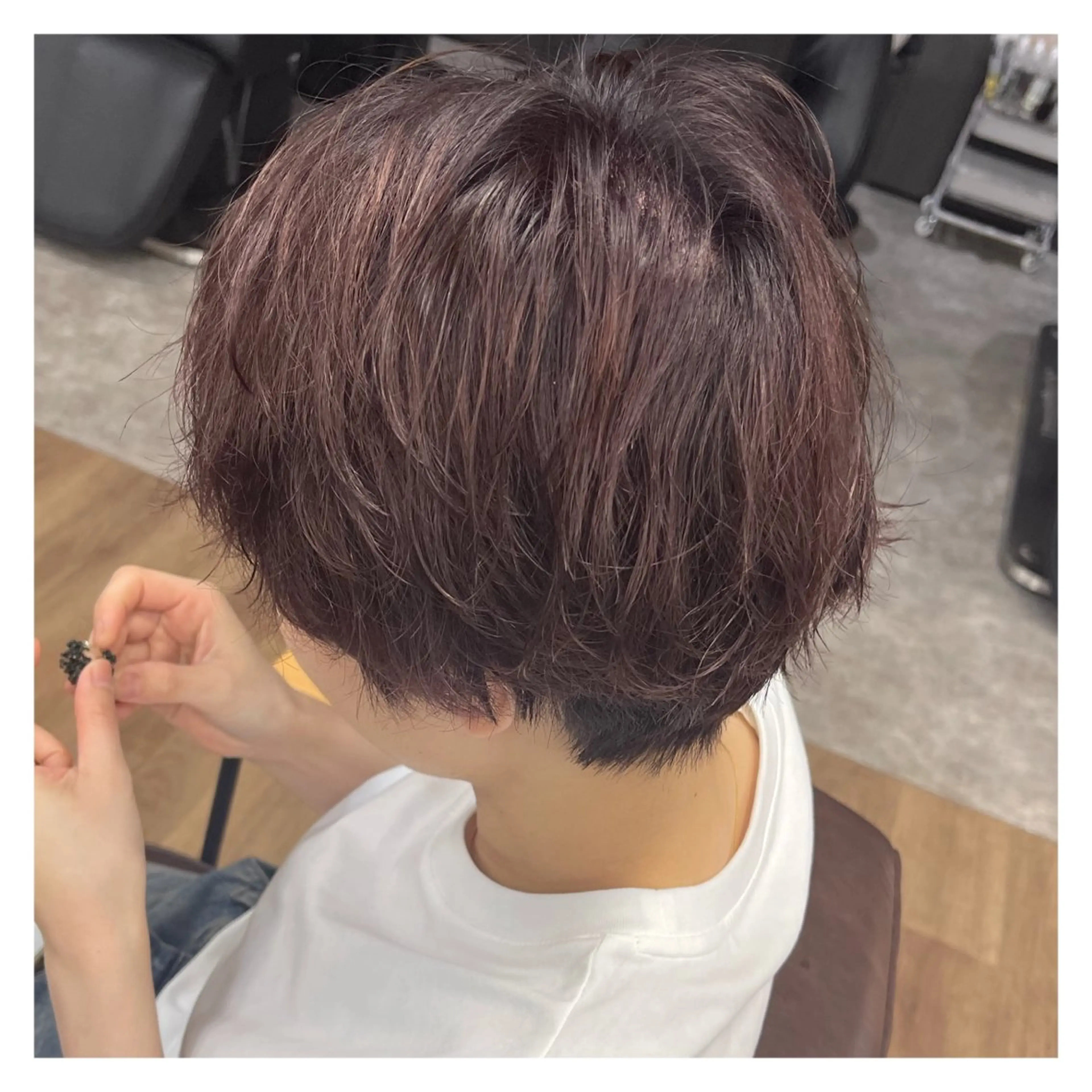 ショート ヘアカラー トリートメント Amaris【アマリス】所属・大島 来偉のヘアスタイル