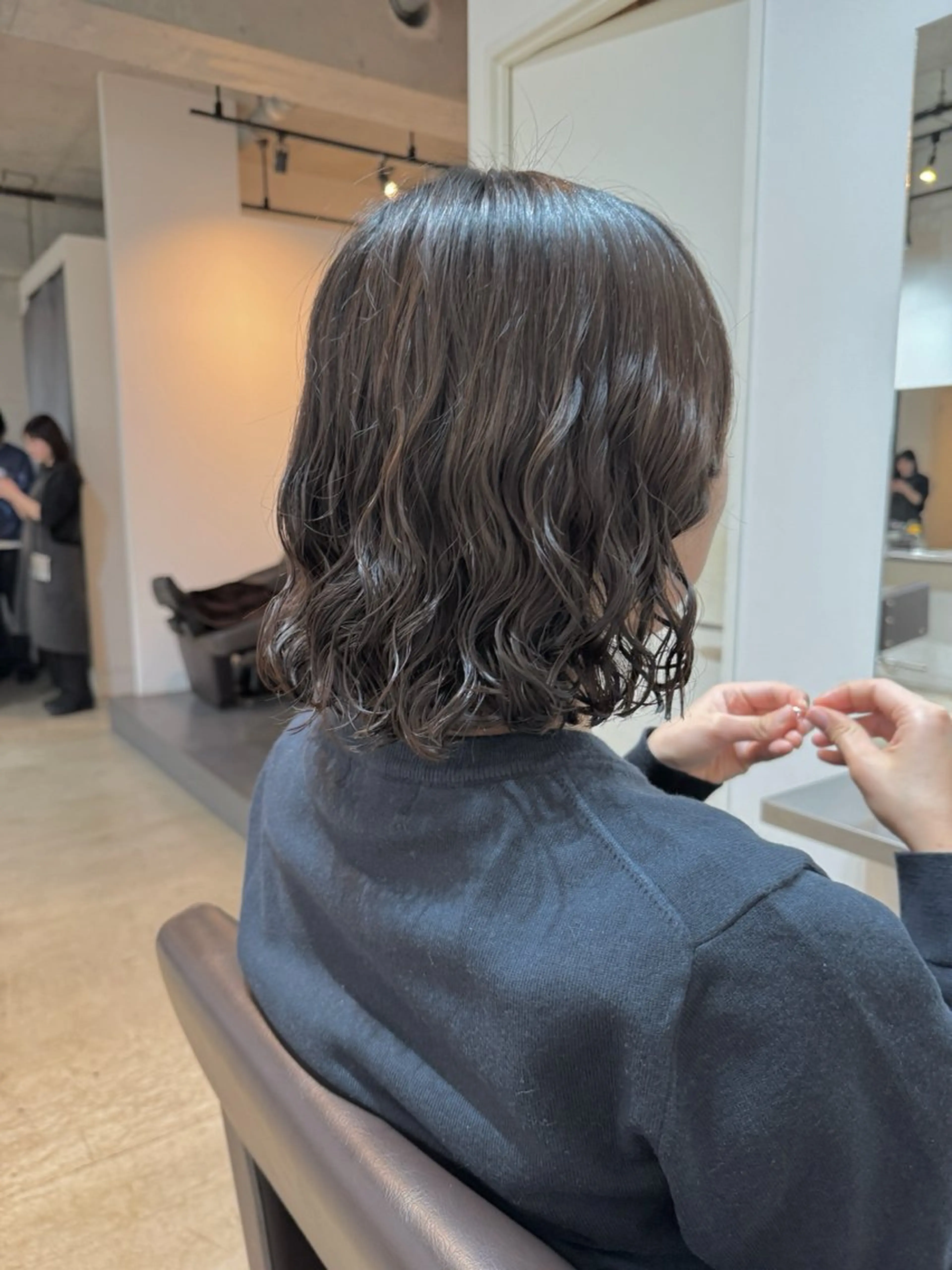 ショート カット パーマ トリートメント レイヤーカット /神野楓のヘアスタイル