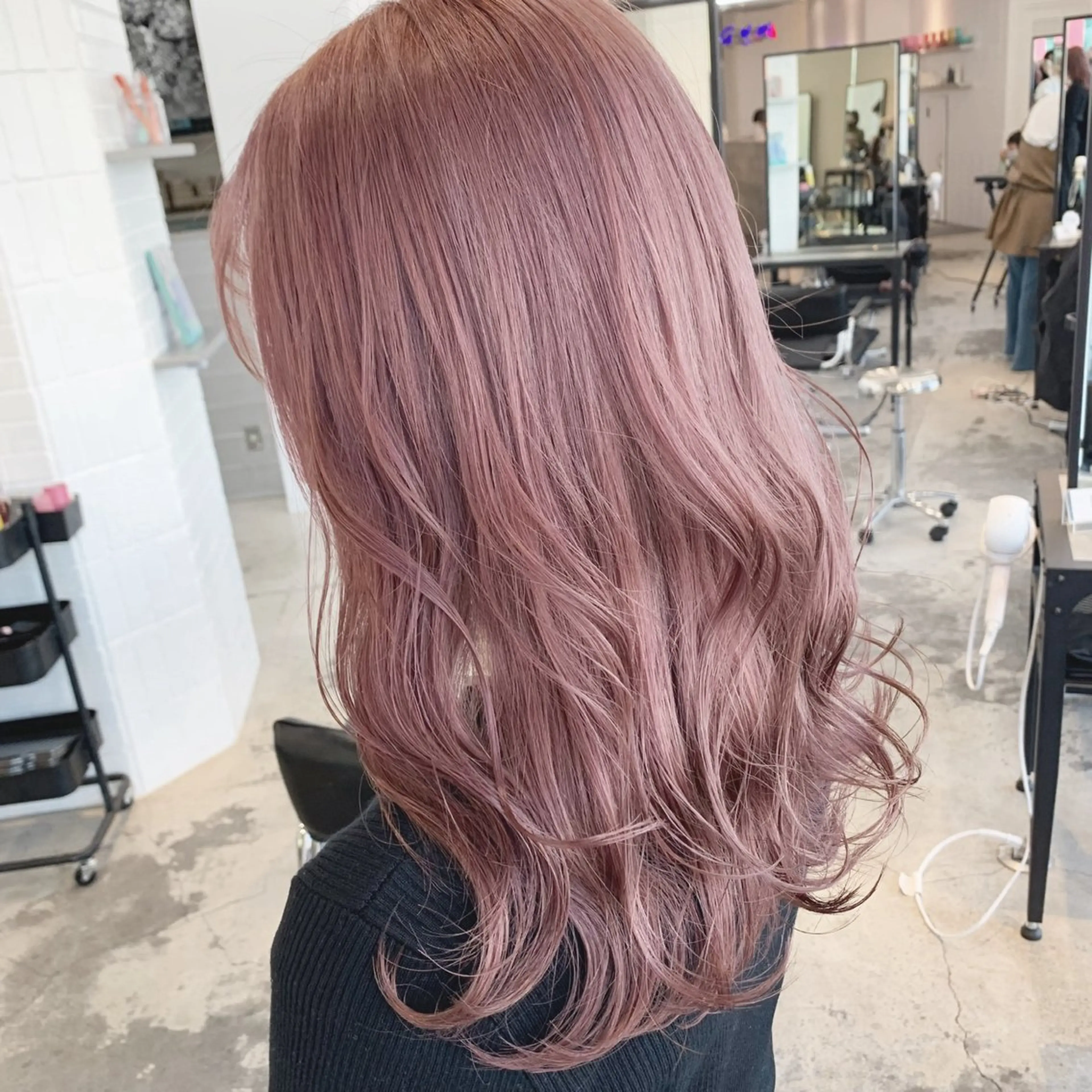 セミロング カラー ヘアアレンジ ブリーチ 髪質改善 🍯傷ませないカラー 似合わせヘア🍯彪雅のヘアスタイル