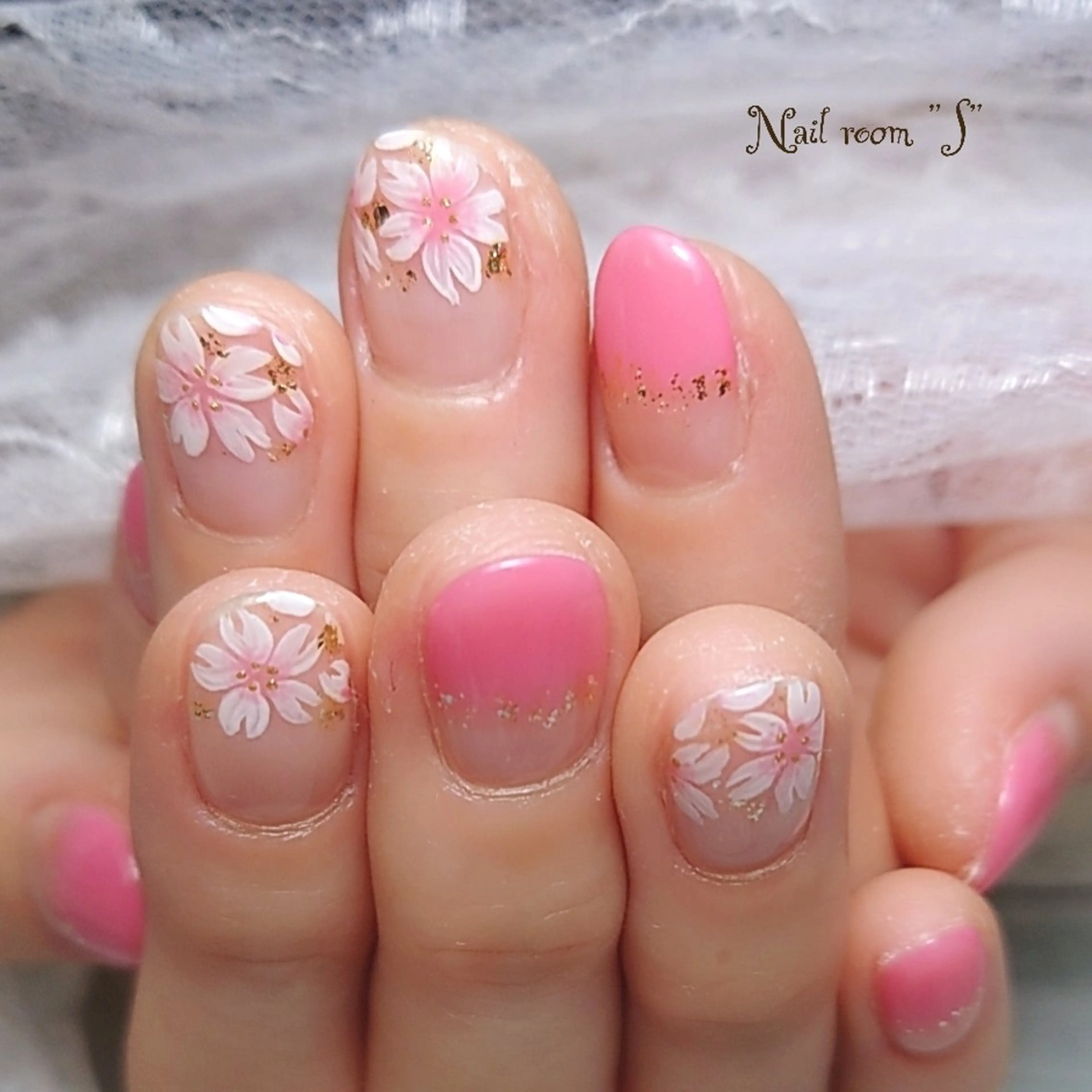 ネイル 桜ネイル Nail room  "S"  SAKAIのネイルデザイン