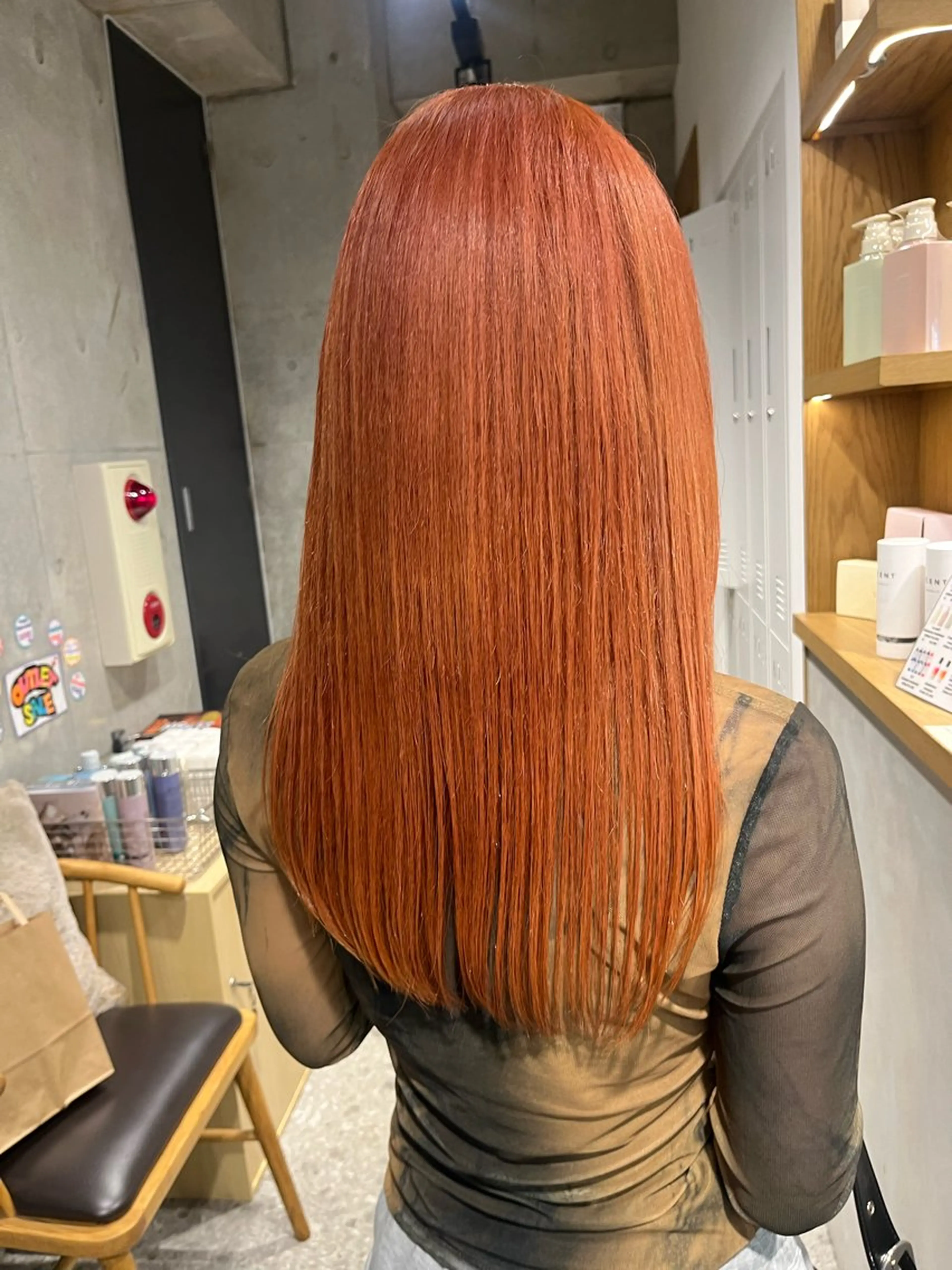 カラー オレンジ ️🩵LUFE ayano️🩵のヘアスタイル