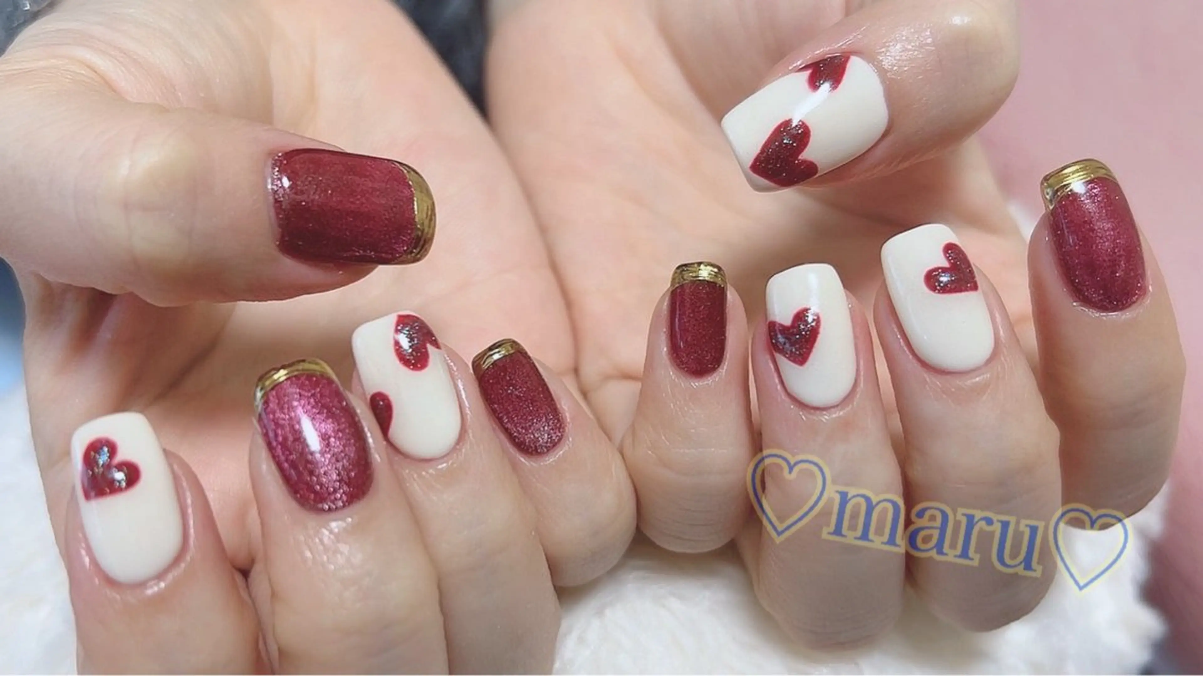 ネイル ハンドネイル フットネイル まるみ ♡のネイルデザイン