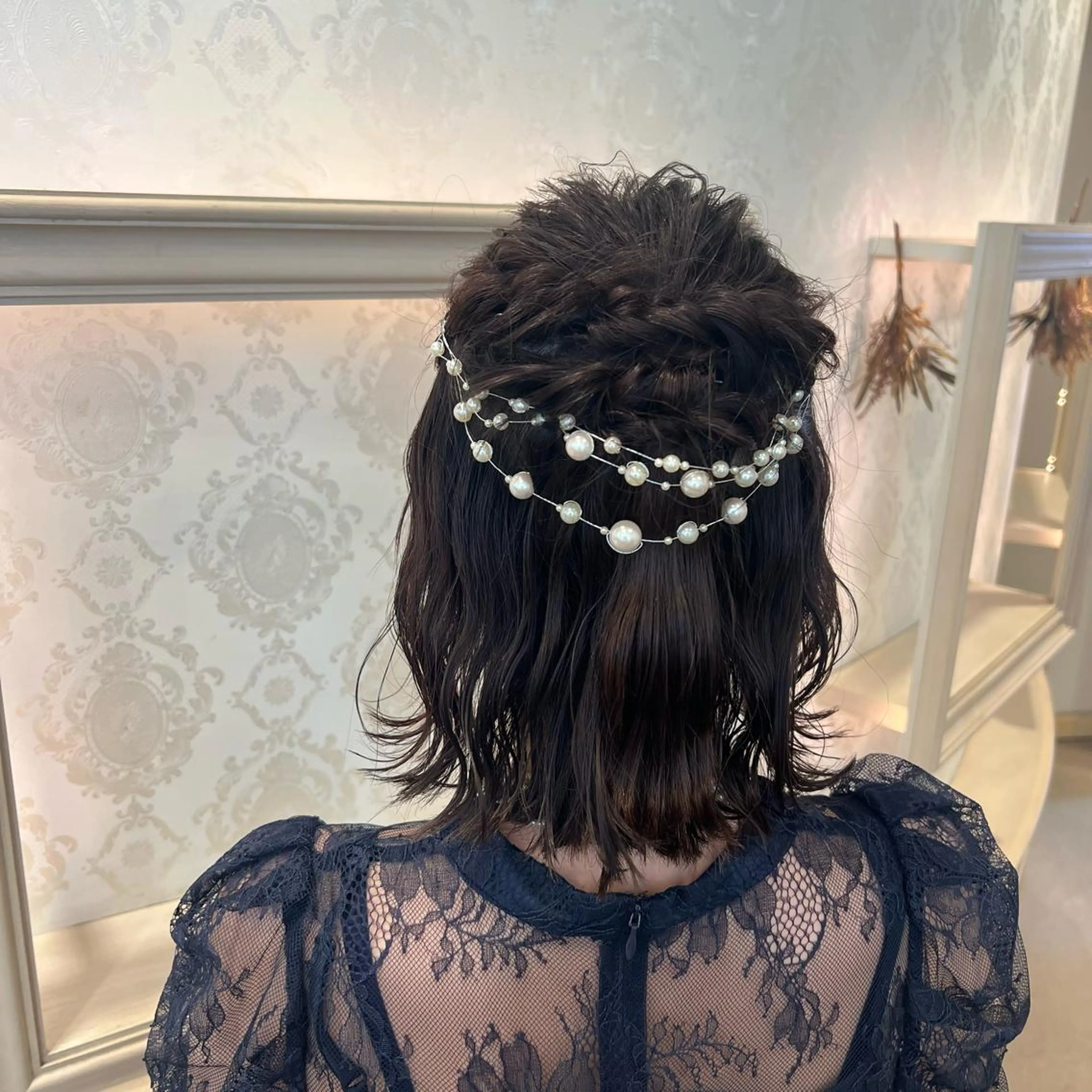 ショート ボブ ヘアセット SALOWIN川崎WEST店所属・🌷川崎/アレンジ/ 暖色ボブ/コトネ🌷のヘアスタイル