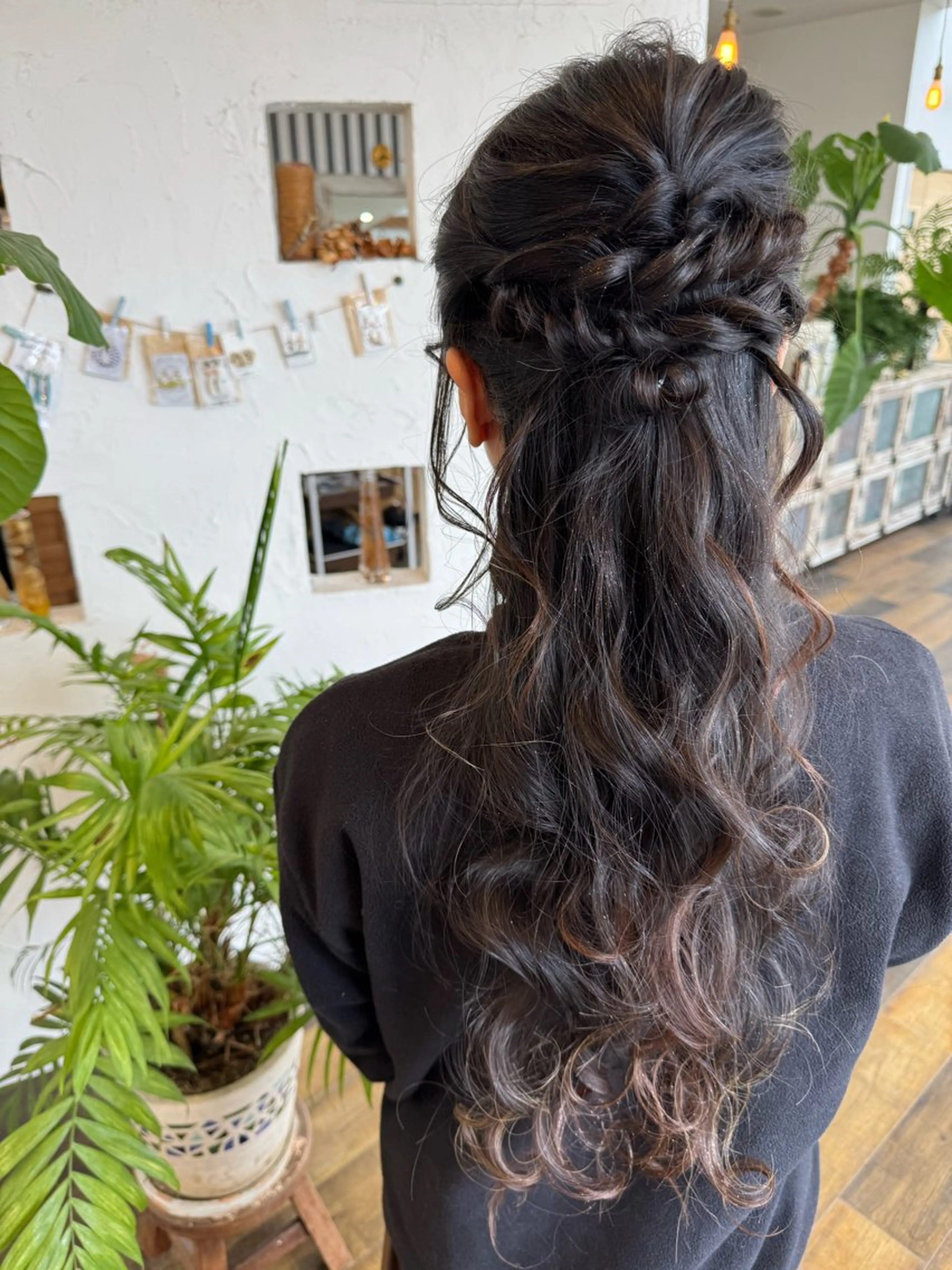ヘアアレンジ ヘアセット 🌸小掛🌸 豊橋外国人風カラーのヘアスタイル