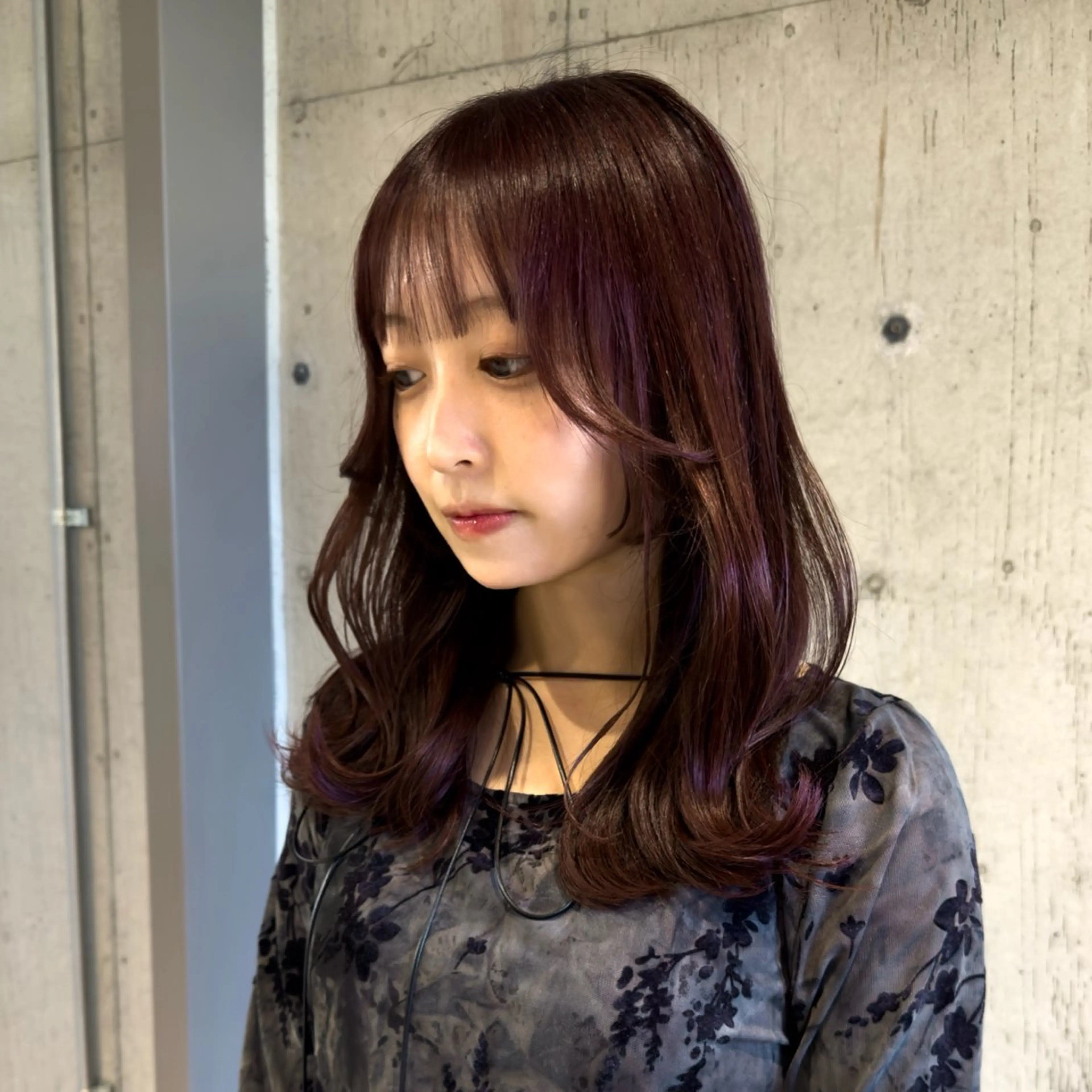 ロング カラー カット ヘアカラー トリートメント ⛄️似合わせ暖色/ 抜け感レイヤー/ゆいのヘアスタイル