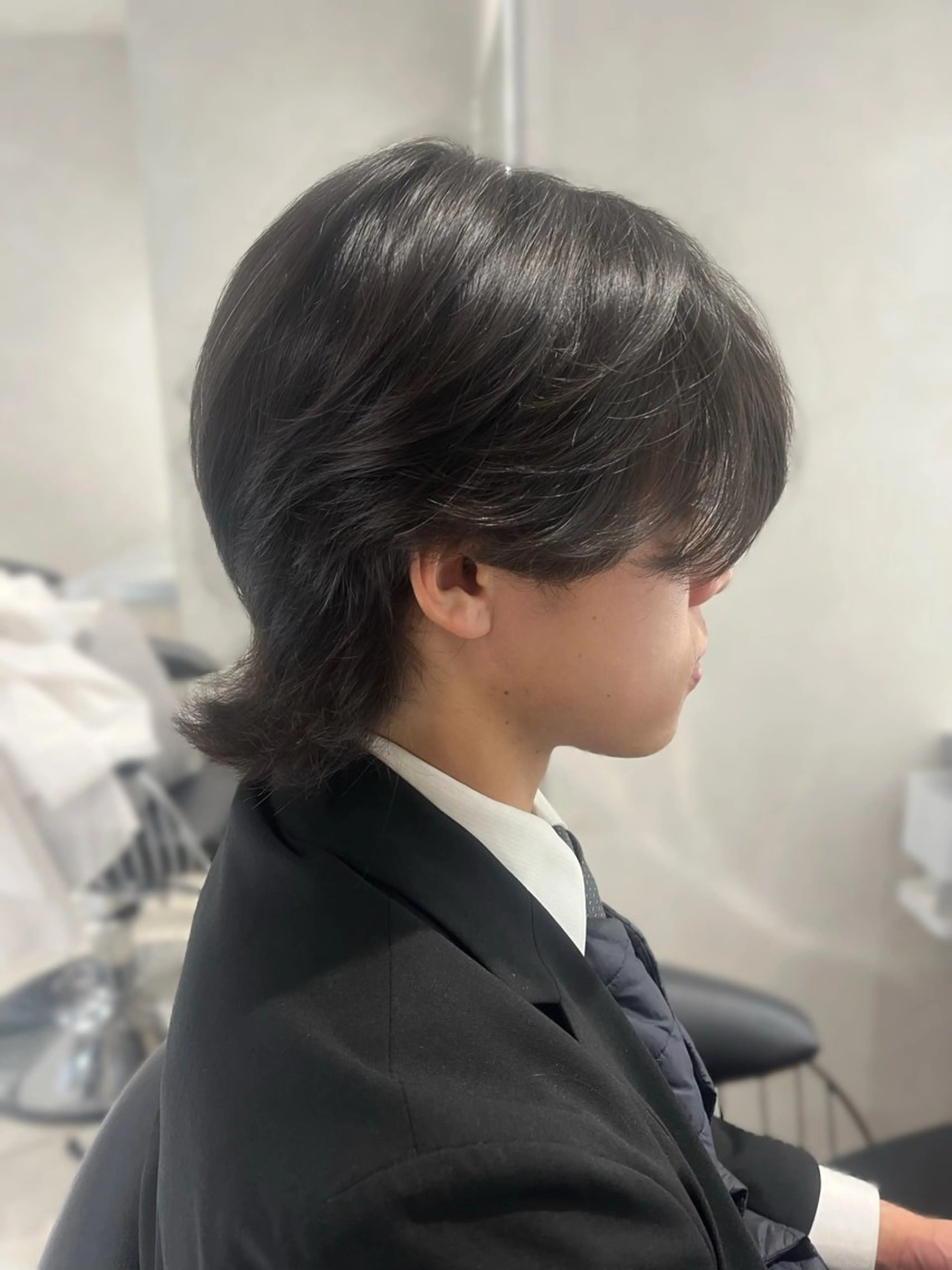メンズ カット 韓国メンズ特化 ダウン・毛流れパーマのヘアスタイル