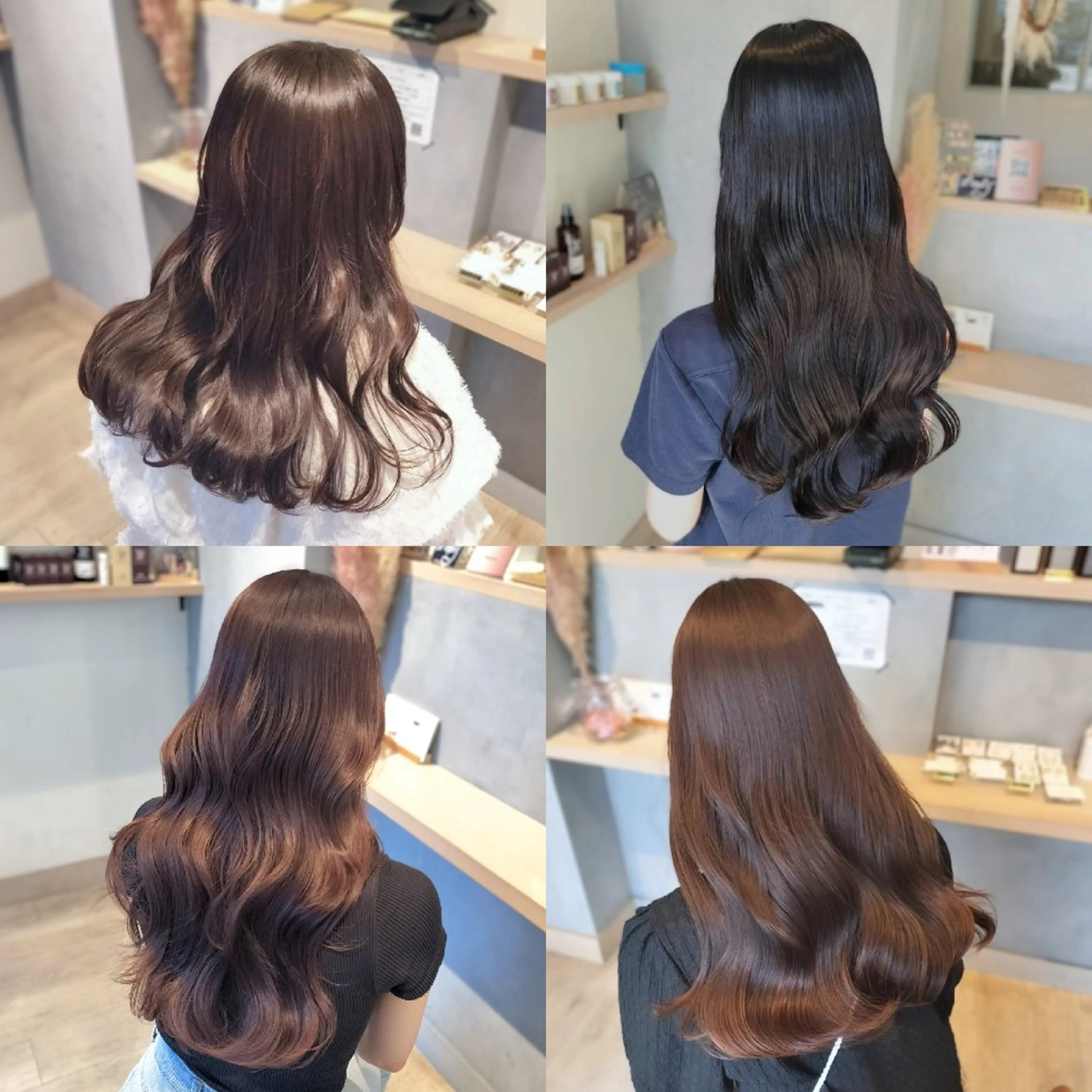 ロング ヘアカラー ROCCO ひなこのヘアスタイル