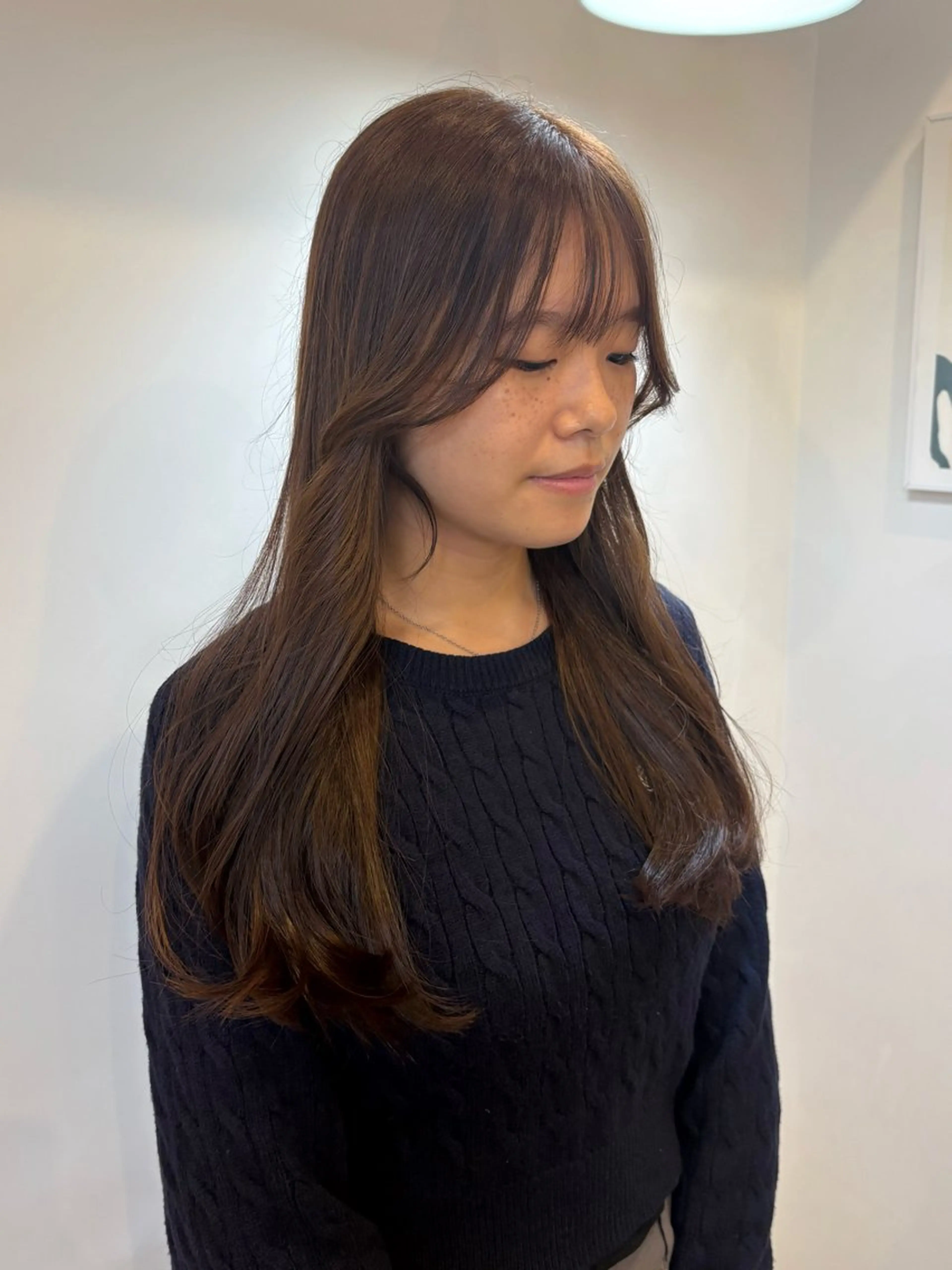 ロング カラー YARD.所属・渡邊 こころのヘアスタイル