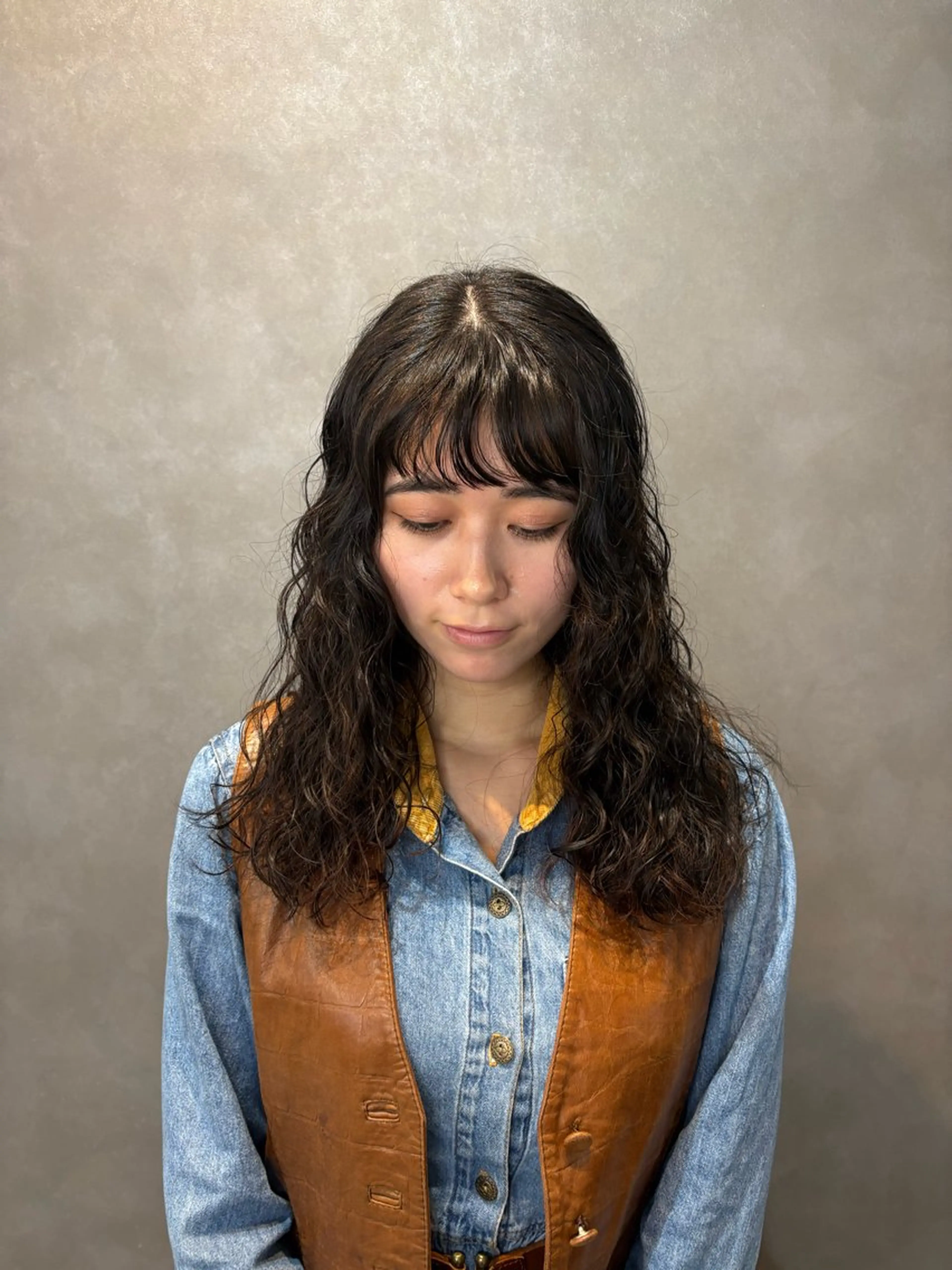 ロング パーマ パーマ 大西ひなた /パーマモデル募集のヘアスタイル