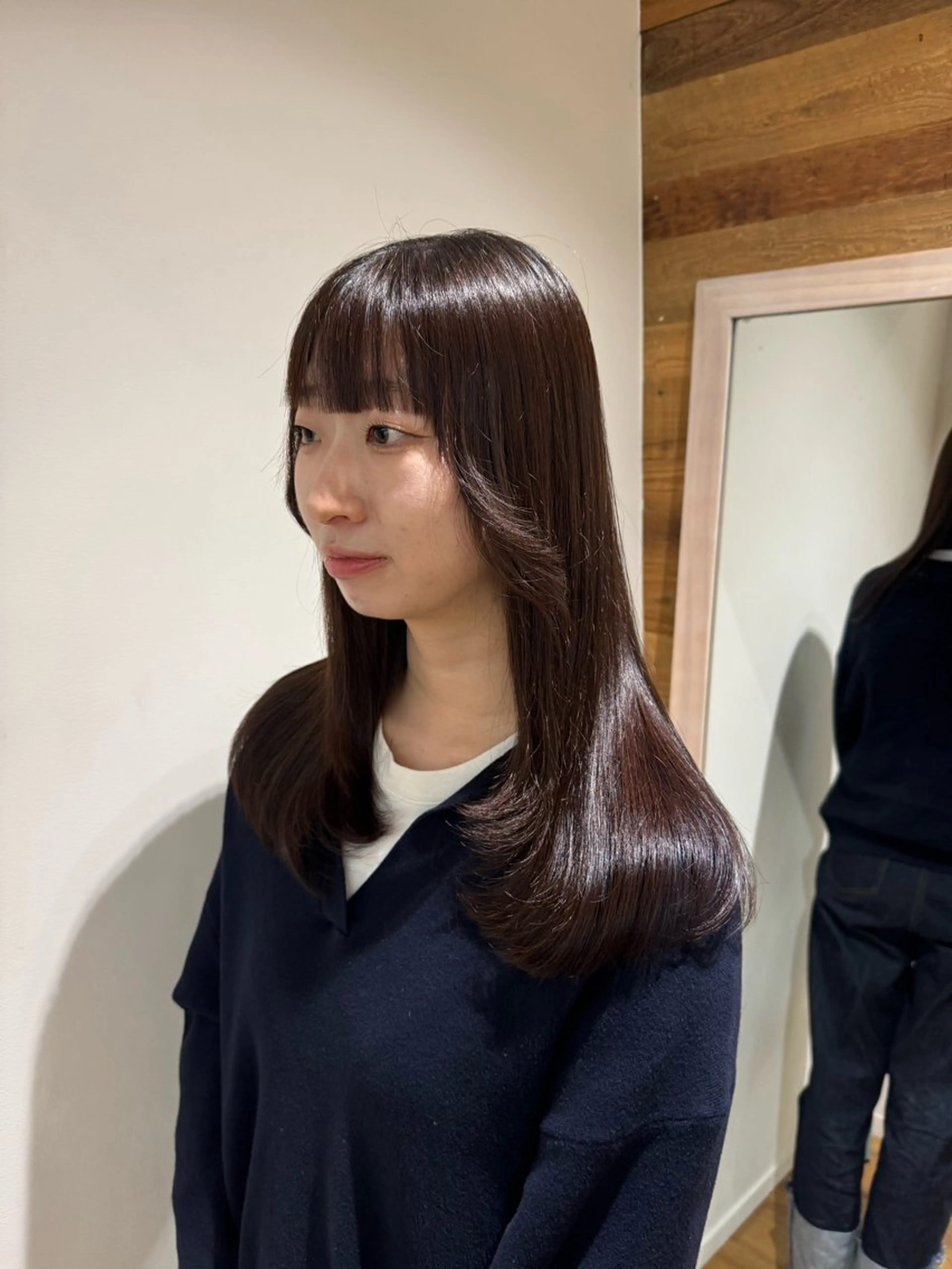ロング 髪質改善 吉留 文月のヘアスタイル