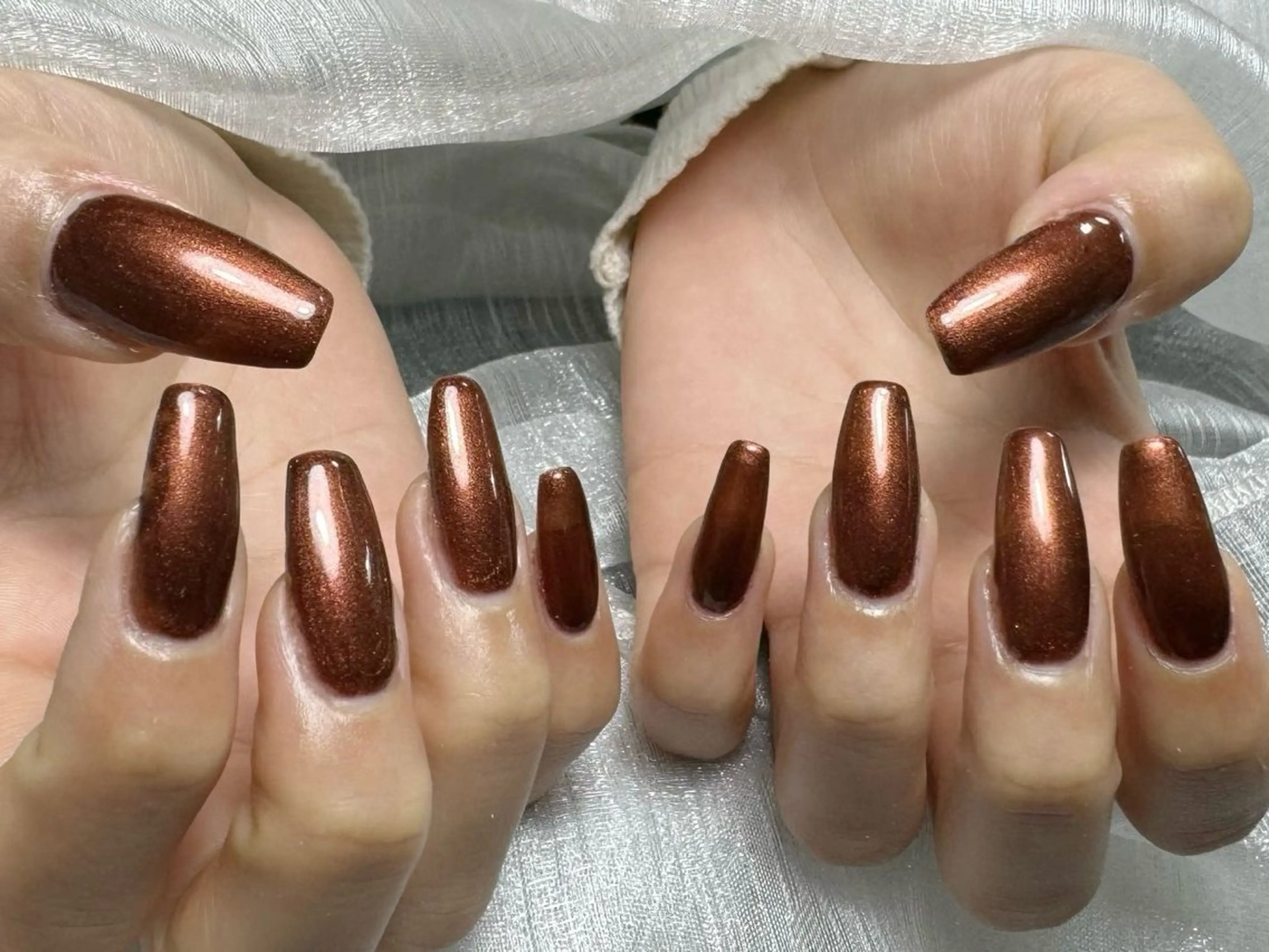 ネイル 長さ出し フレンチネイル グラデーション マグネットネイル マグネットフレンチ ハンドネイル ハンドケア ⭐️Dreamy Nail⭐️のネイルデザイン
