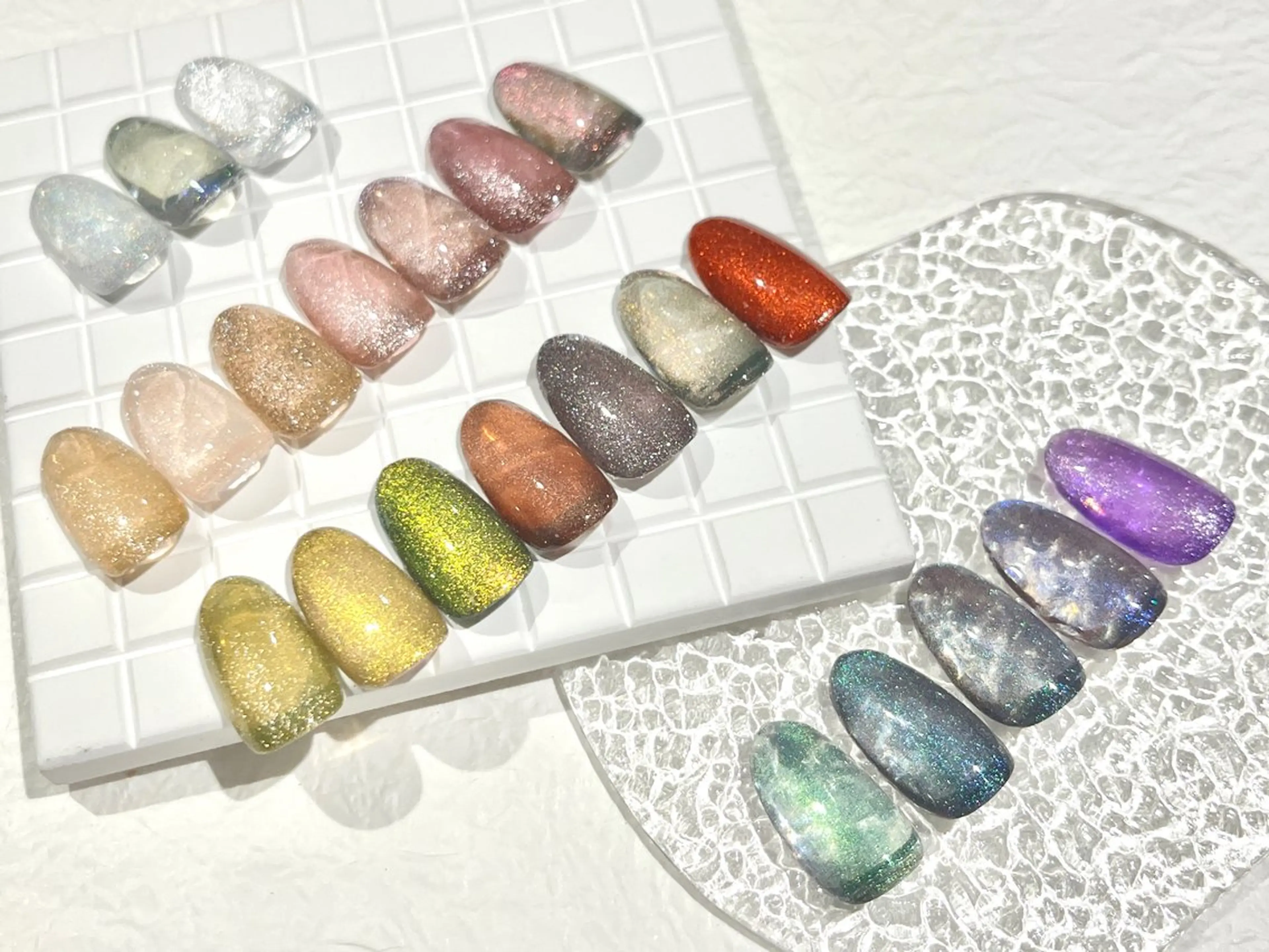 ネイル ジェルネイル マグネットネイル erinca nail所属・圦本 有紀のネイルデザイン