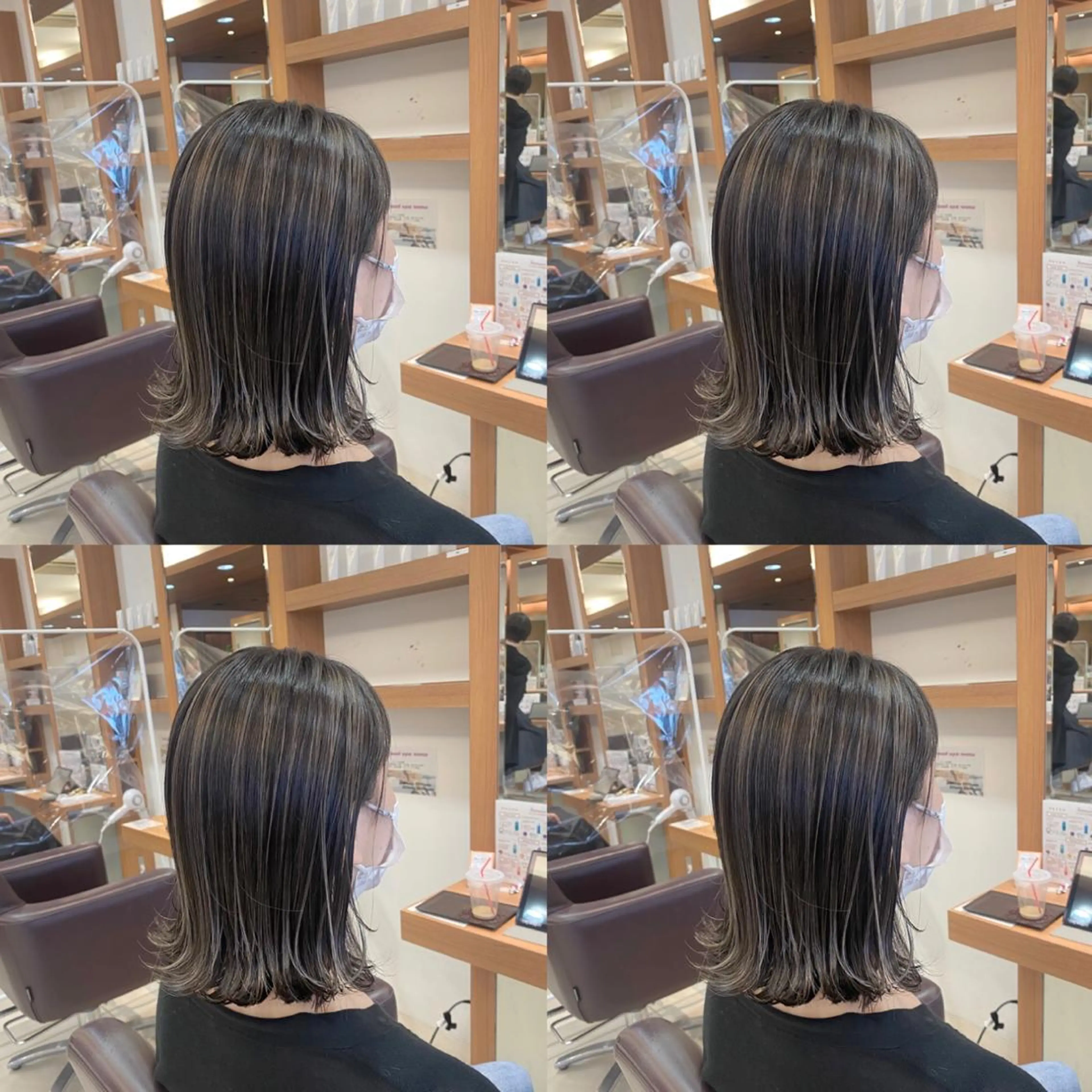 ミディアム カラー ヘアカラー トリートメント 【カラー指名No 1✨】原田響のヘアスタイル