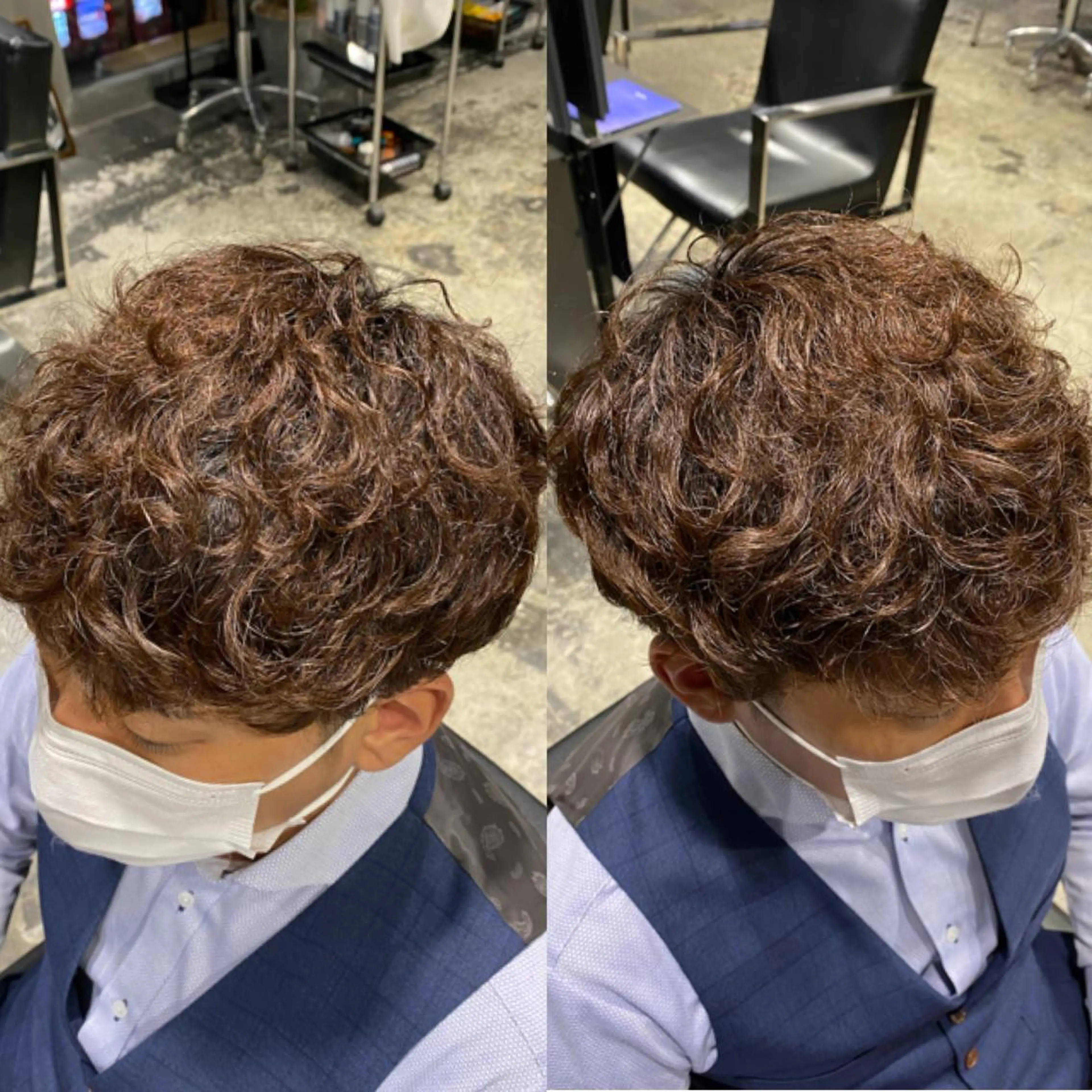 パーマ メンズ Agu hair lore沼館店所属・八戸パーマ/メンズパ ーマ/シンゴ。のヘアスタイル