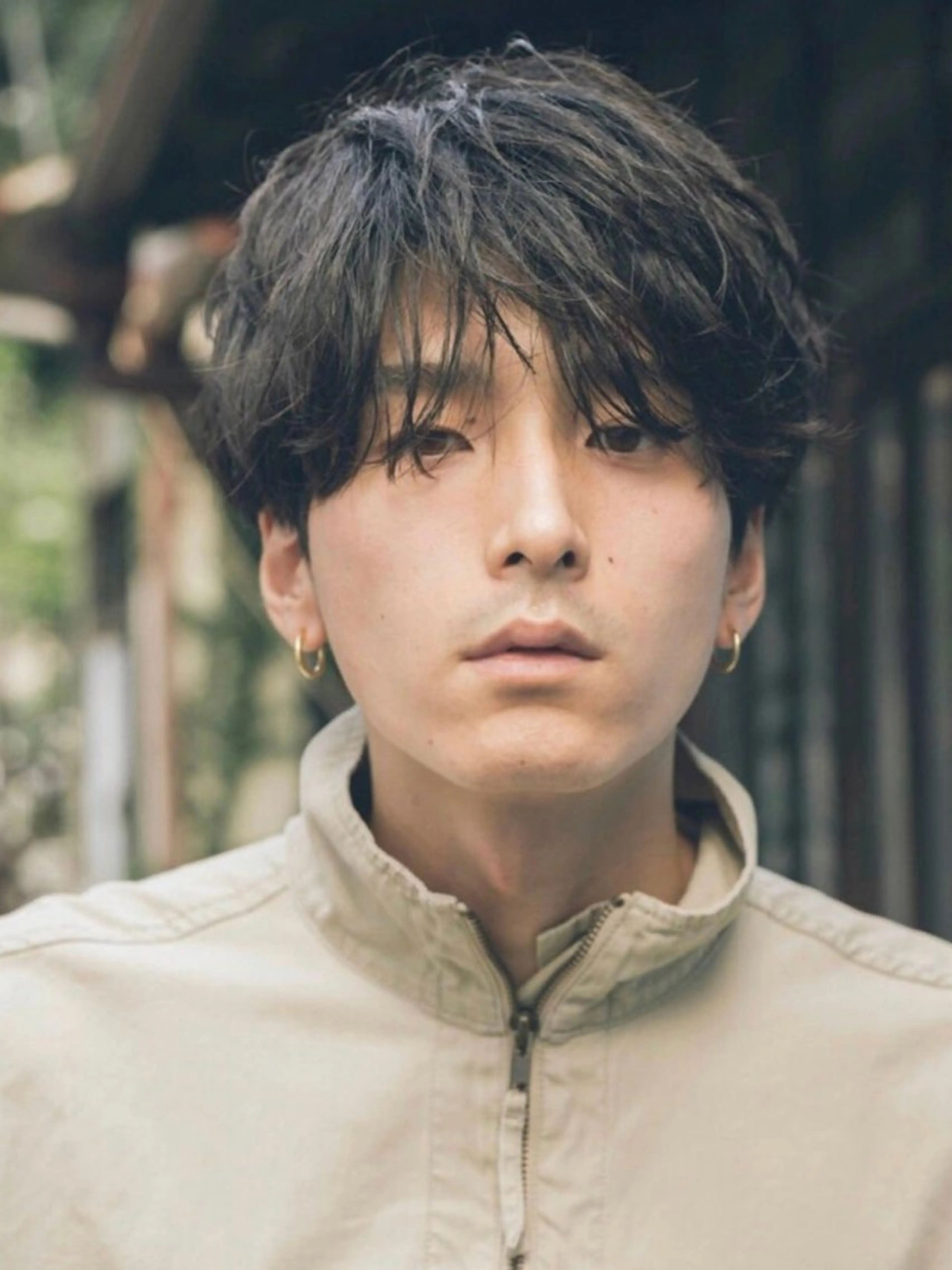 メンズ 赤木蓮/メンズ特化 パーマ/ハイトーンのヘアスタイル