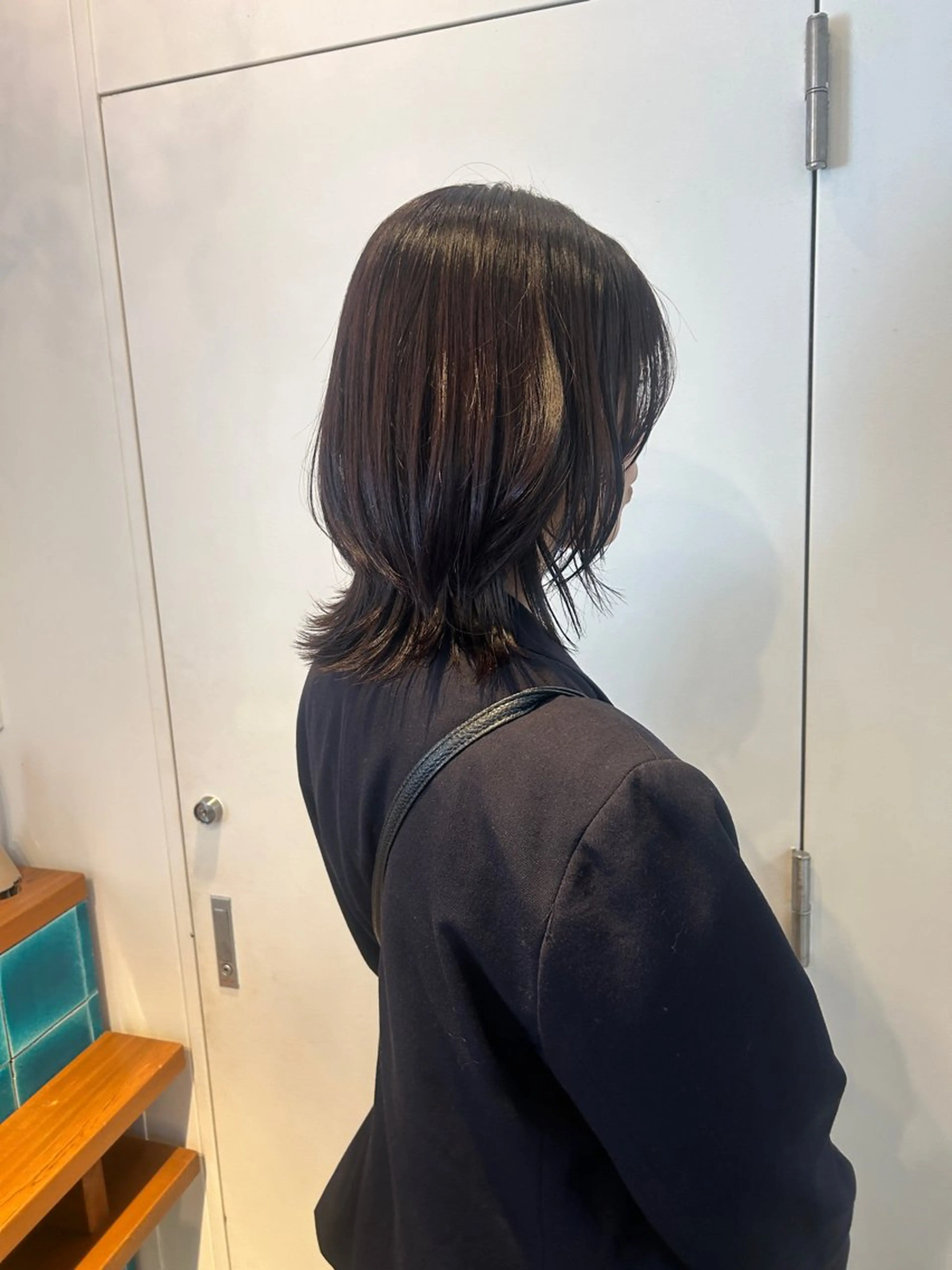 ミディアム カラー カット ヘアカラー ナチュラル大人っぽい スタイル MAORIのヘアスタイル