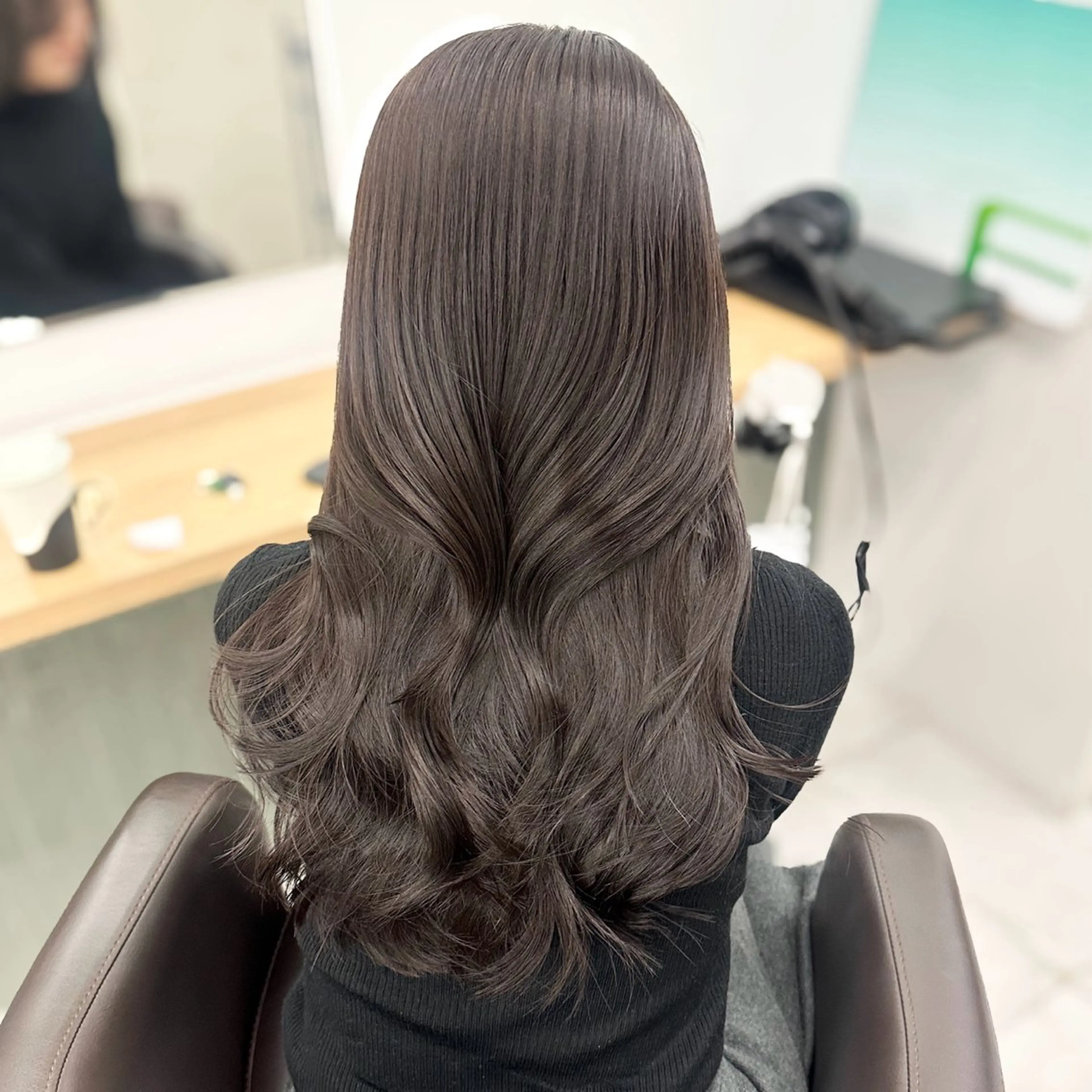 セミロング カラー カット ヘアカラー トリートメント ブリーチなし/レイヤ ー特化🌈Tommyのヘアスタイル