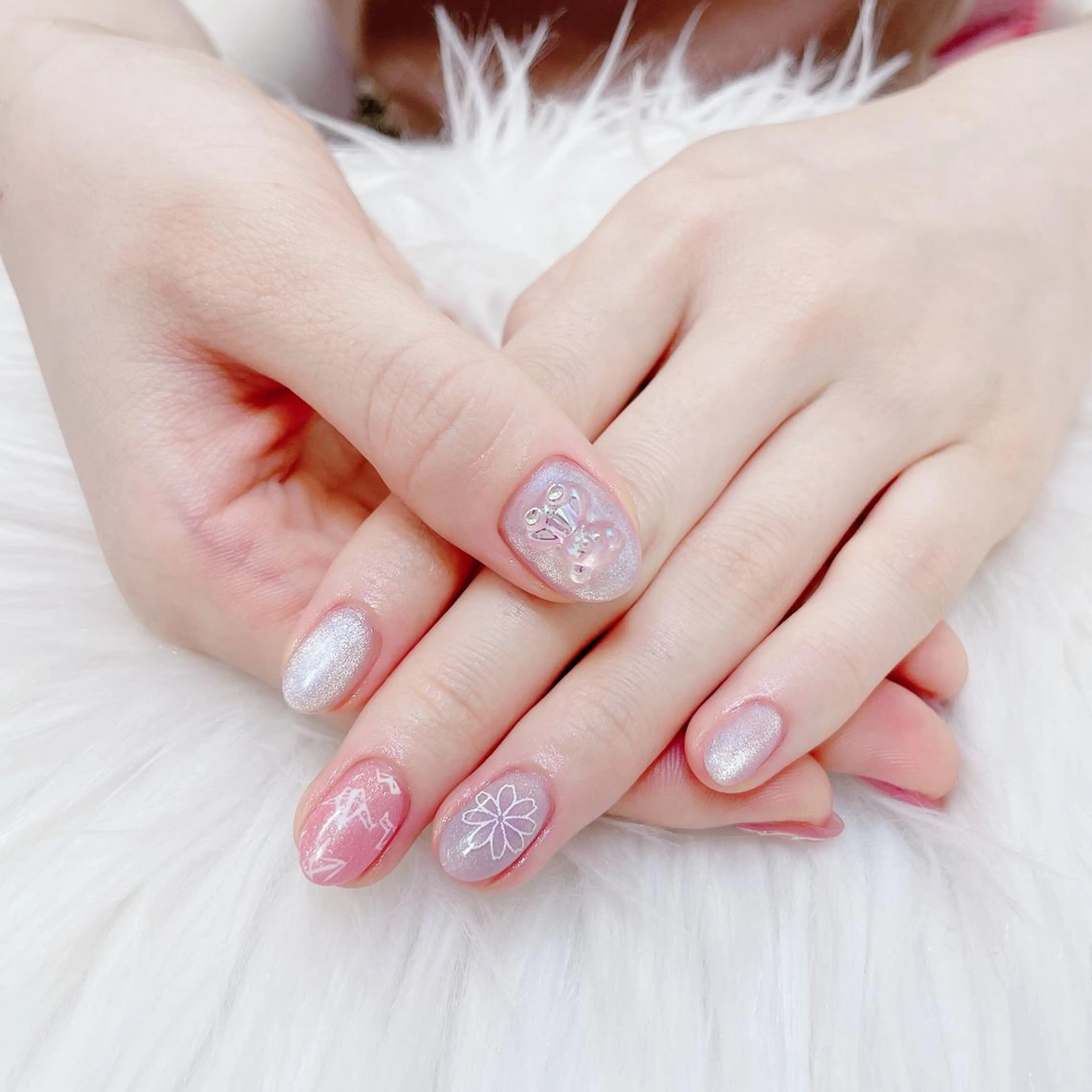 ネイル ✨Serenity ワンホンネイルのネイルデザイン