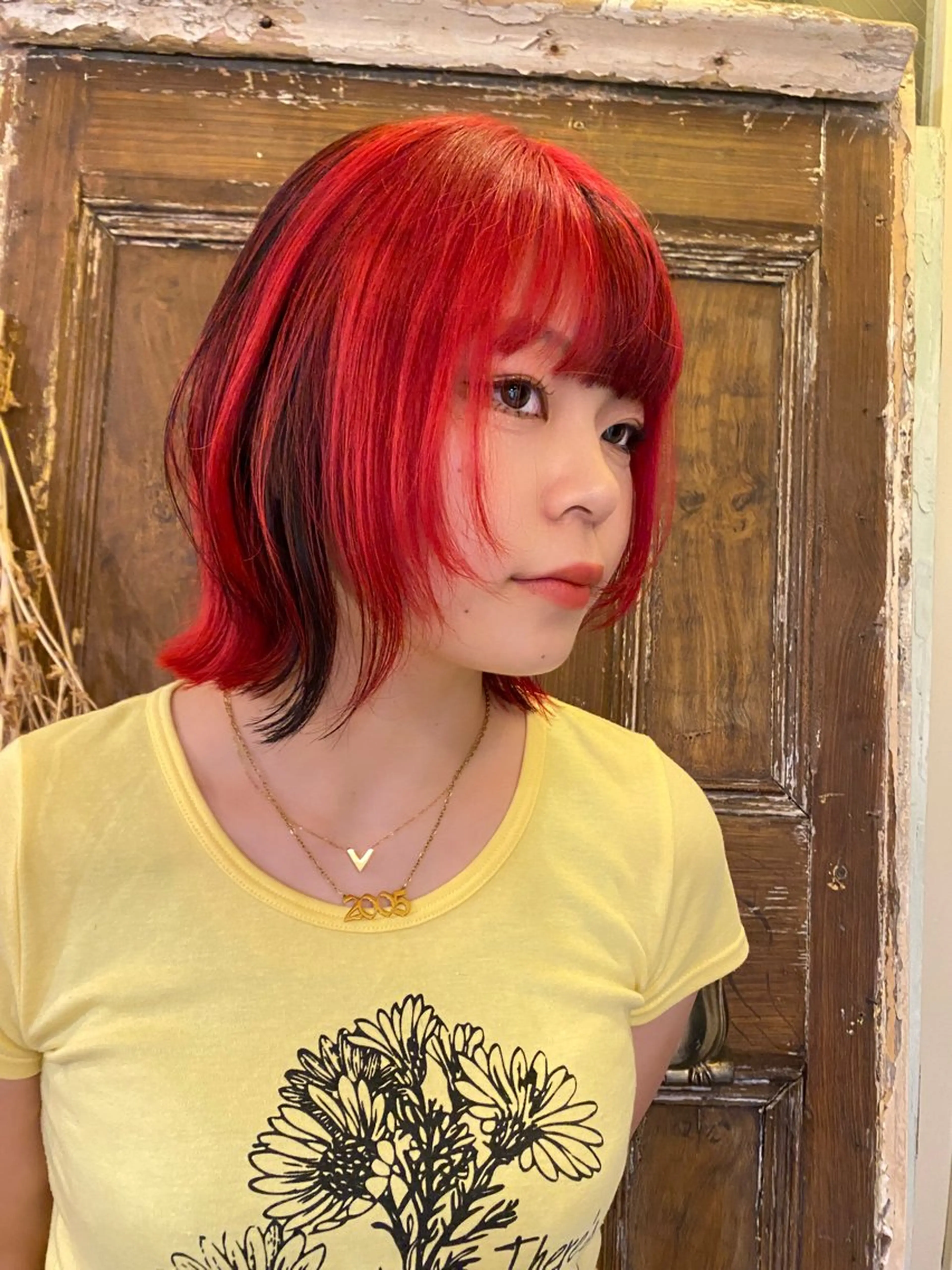 ショート ヘアカラー トリートメント sea's所属・平果帆/レイヤー /矢場町/ブリーチのヘアスタイル