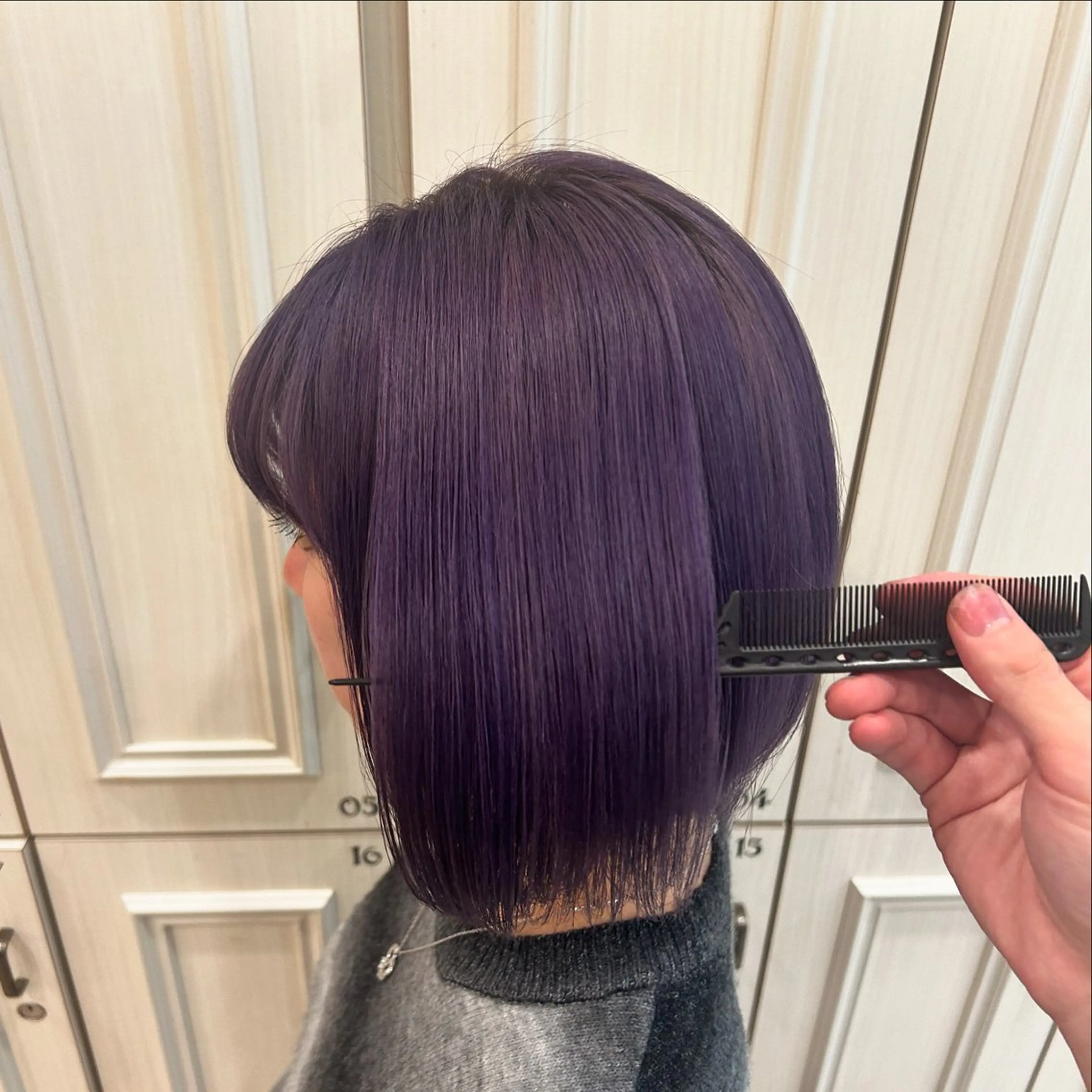 ミディアム La Blessグランサロン梅田店所属・梅田美容室/ブリーチ なし/レイヤーカットのヘアスタイル