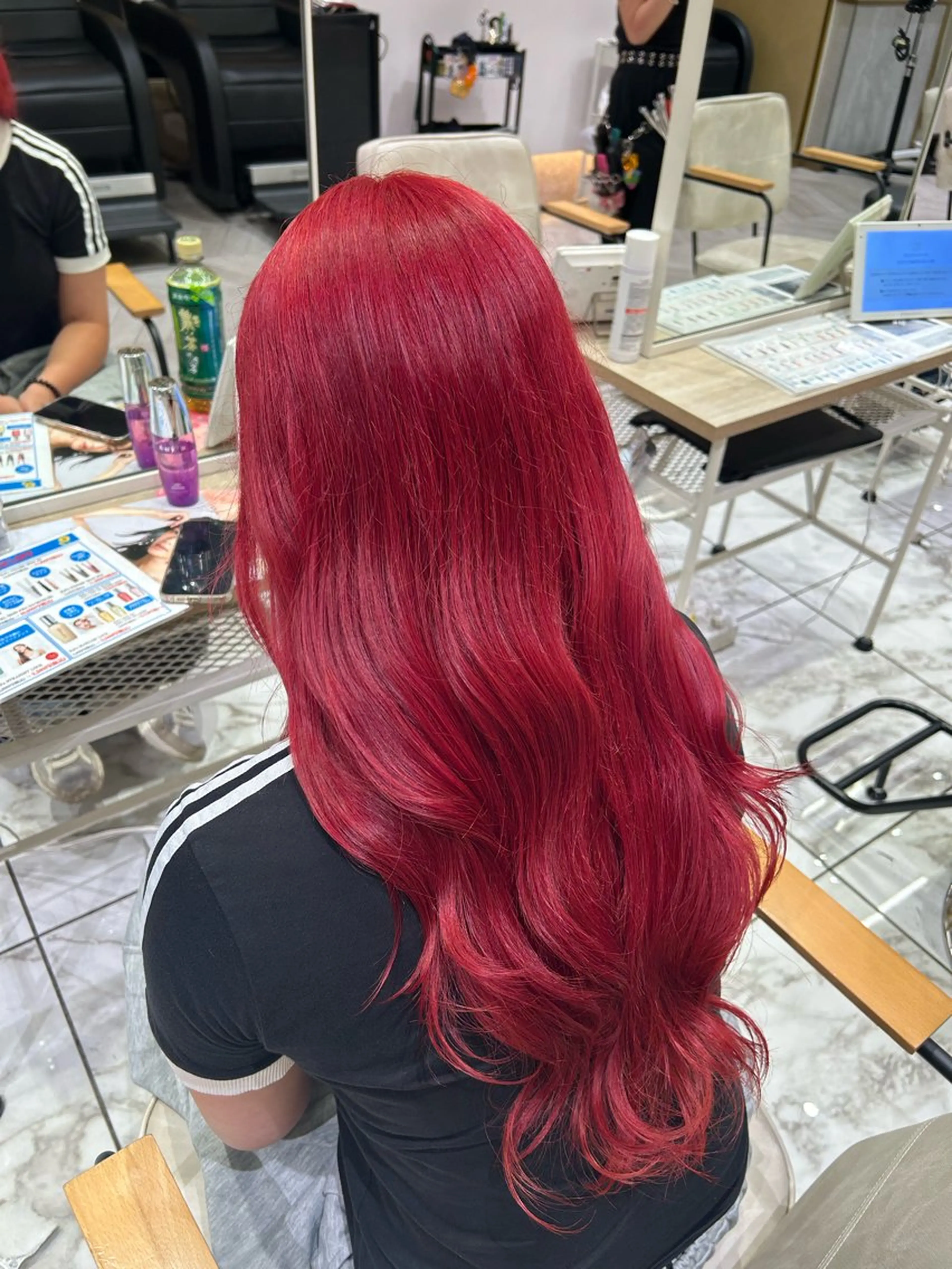 夏オススメ‼️✨️カット➕ブリーチありダブルカラー🖤✨️の写真