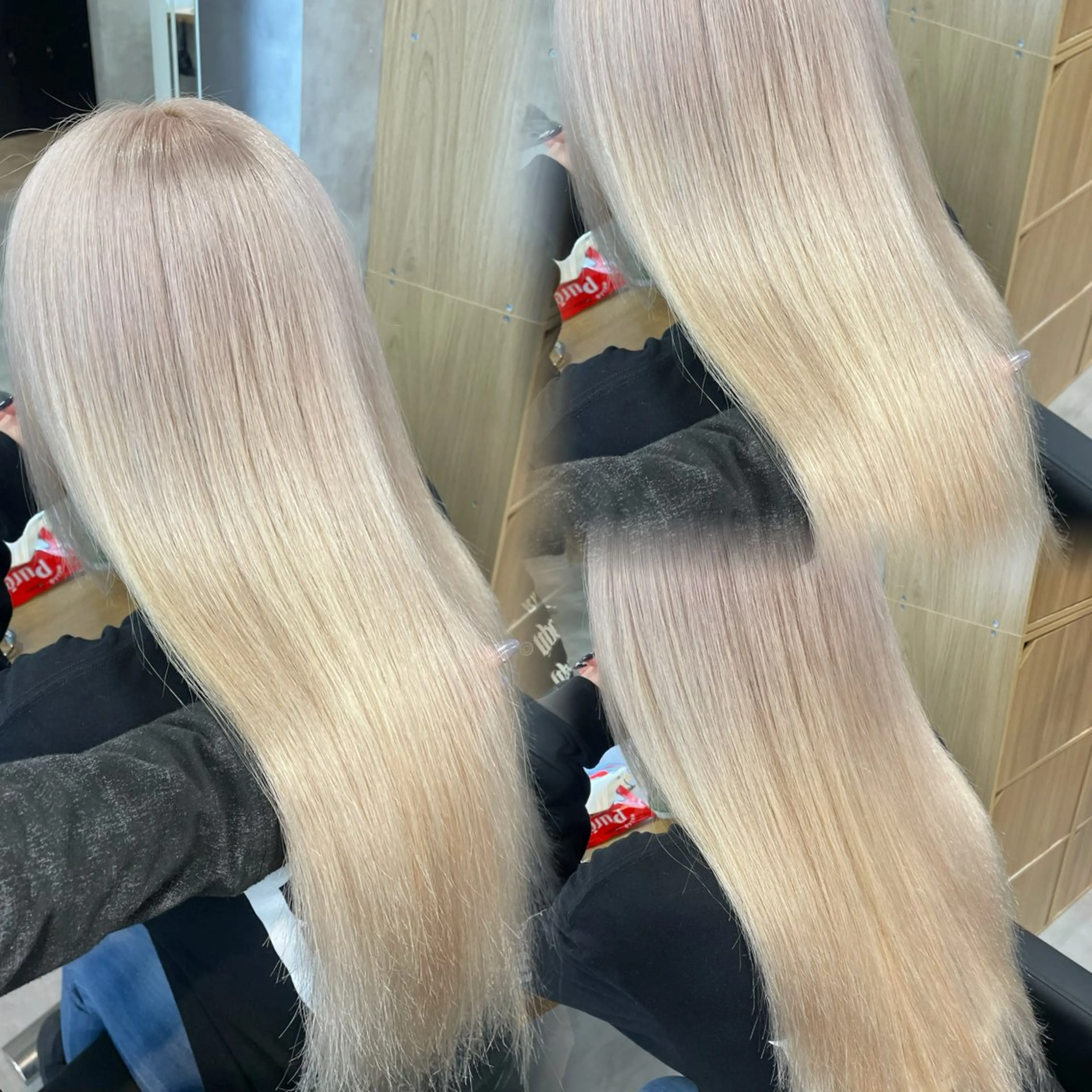 ロング カラー ヘアカラー トリートメント 透明感カラー/推しカ ラー☁️JURAのヘアスタイル