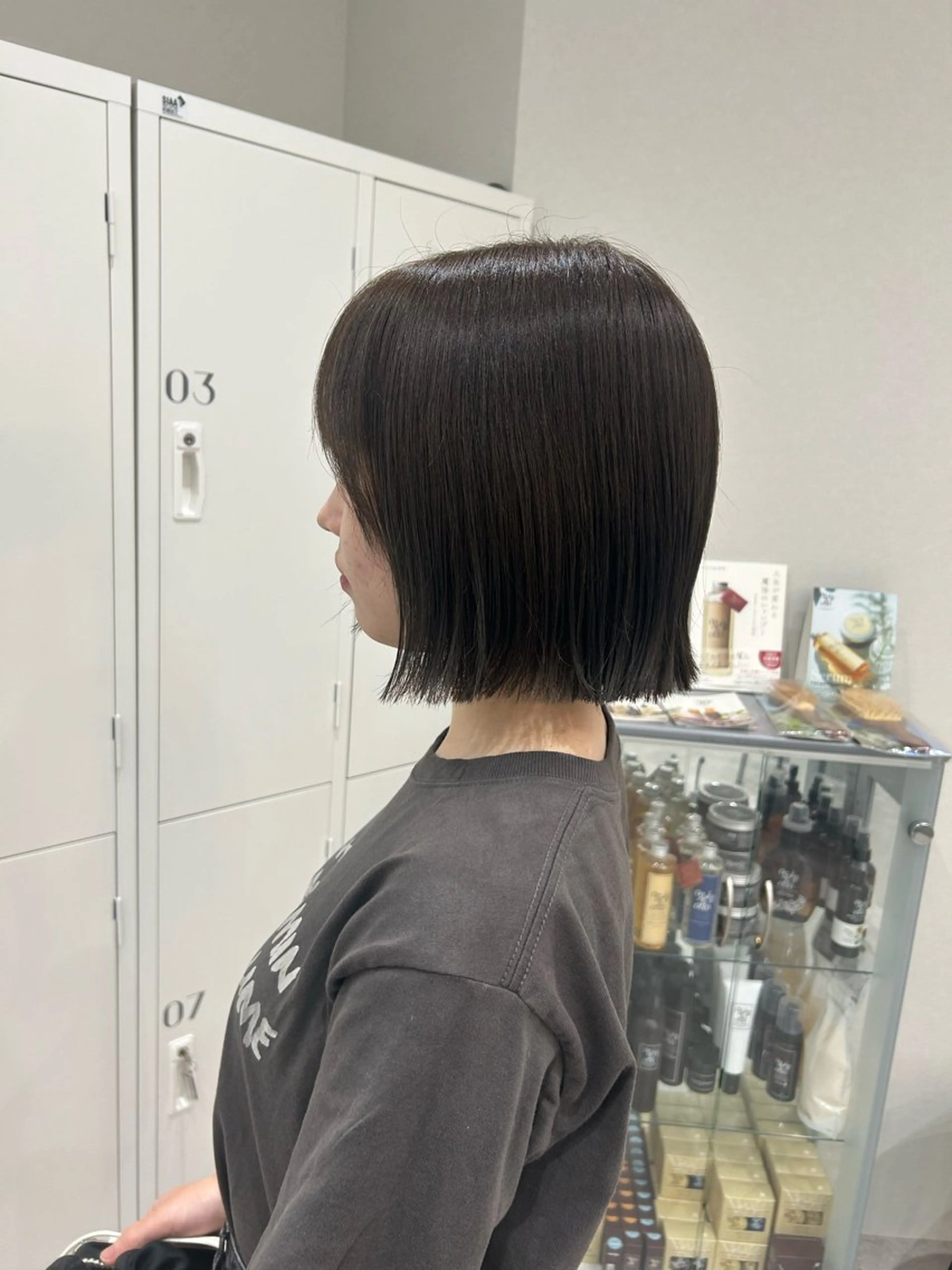 ミディアム カラー ヘアアレンジ カット ボブ /ニュアンス/ satomi🧸💖のヘアスタイル