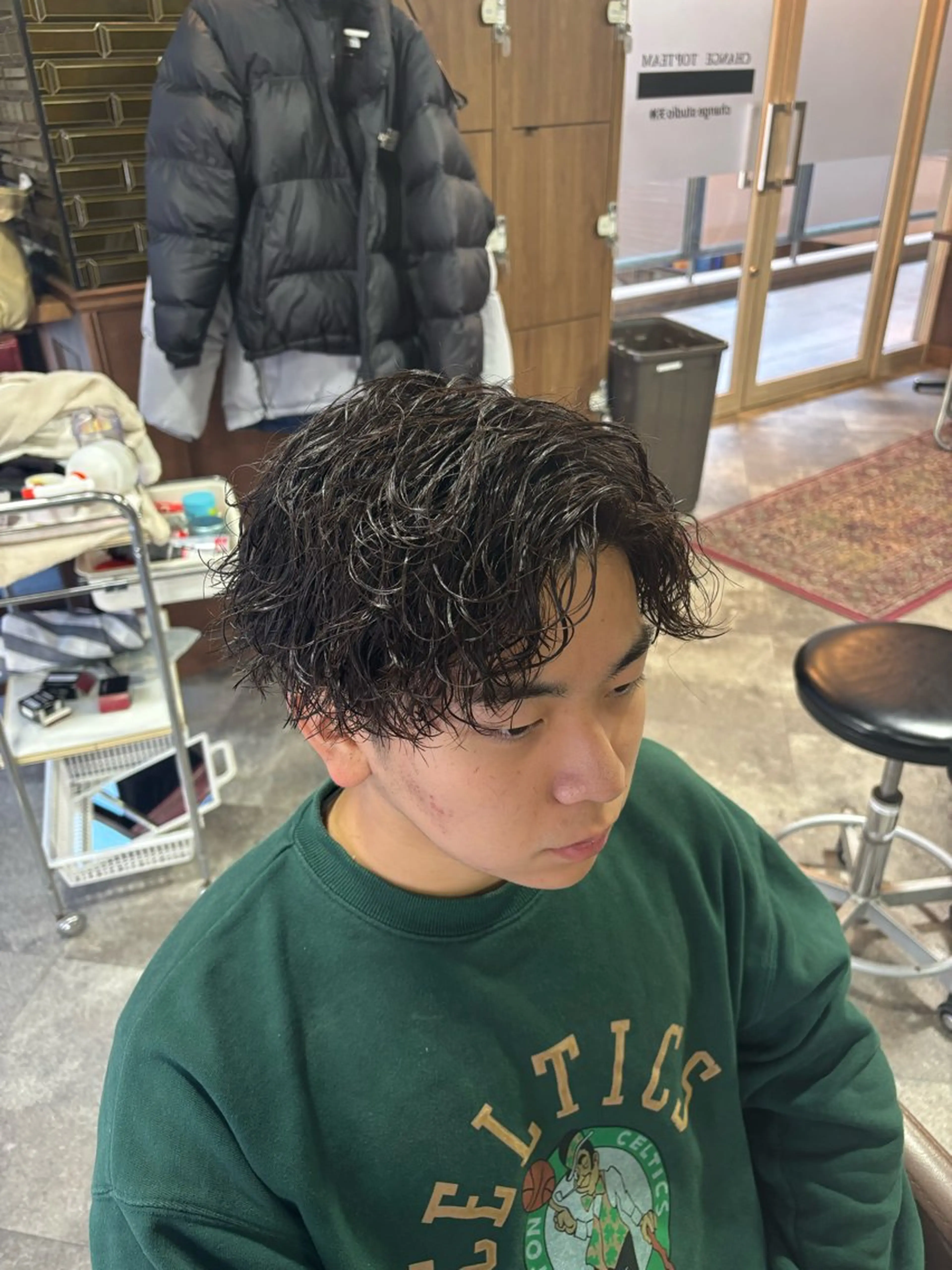 ショート カット パーマ growth天神所属・彌永 燈亜のヘアスタイル